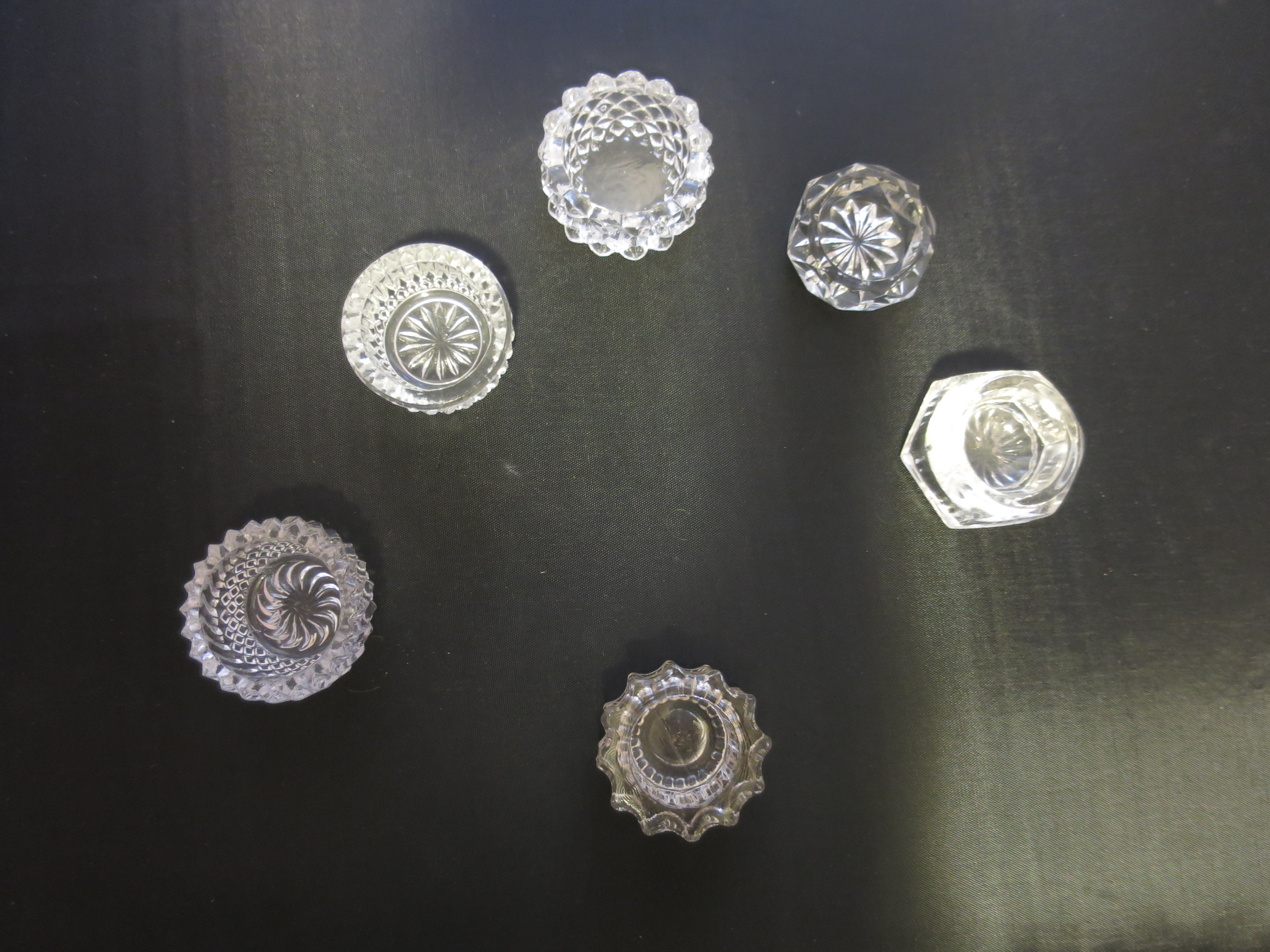 Salt Cellar Master Salt Pressed Glass Cut Glass Crystal