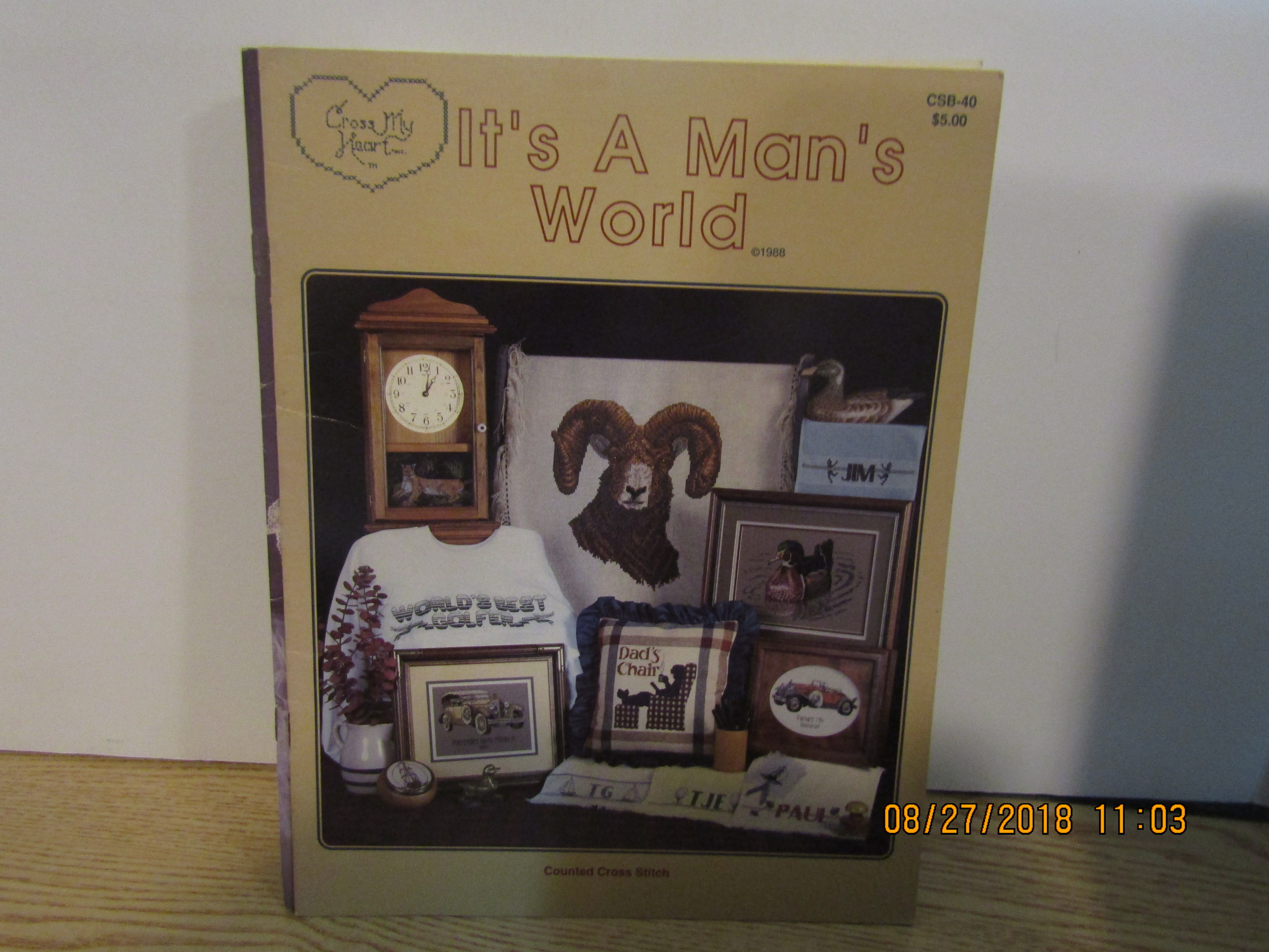 Cross My Heart Craft Book It's A Man's World #csb40