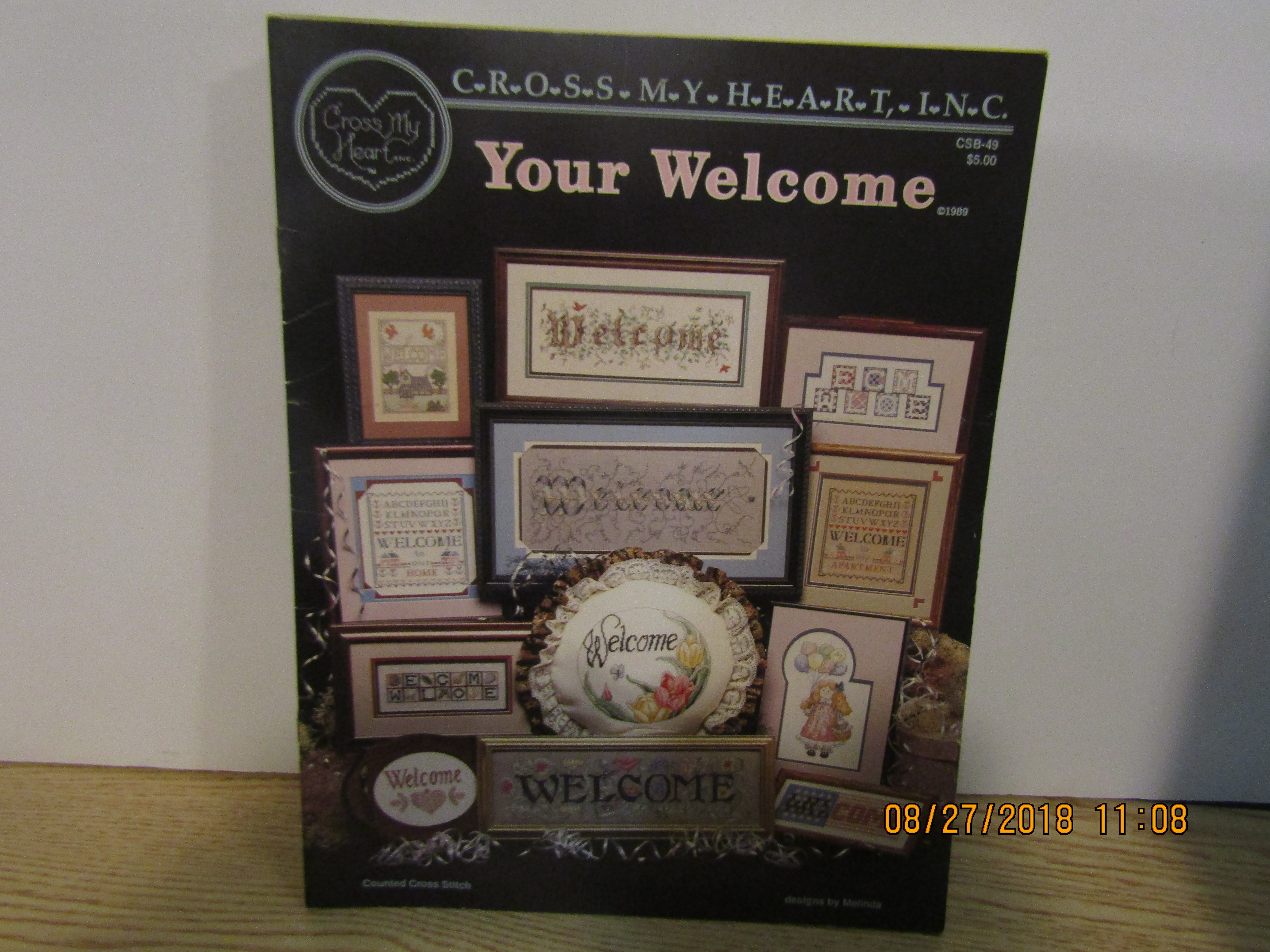 Cross Stitch Book Cross My Heart Your Welcome #csb49