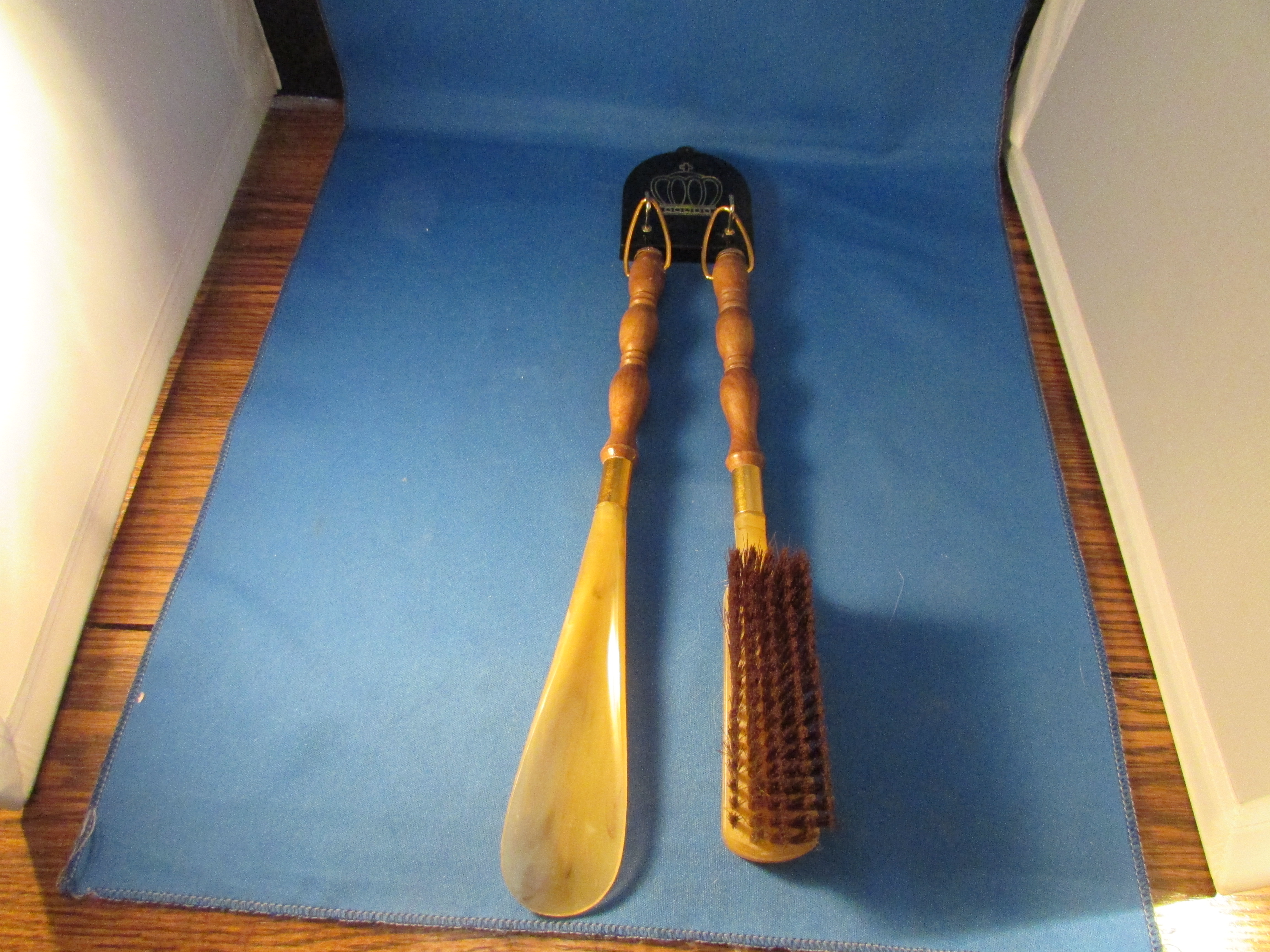 Shoe Horn and Brush Set