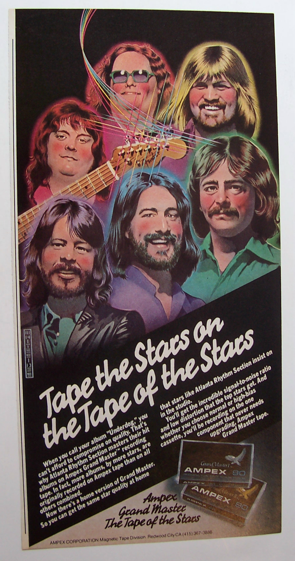 1980 Ampex Cassette Tapes w/Atlanta Rhythm Section