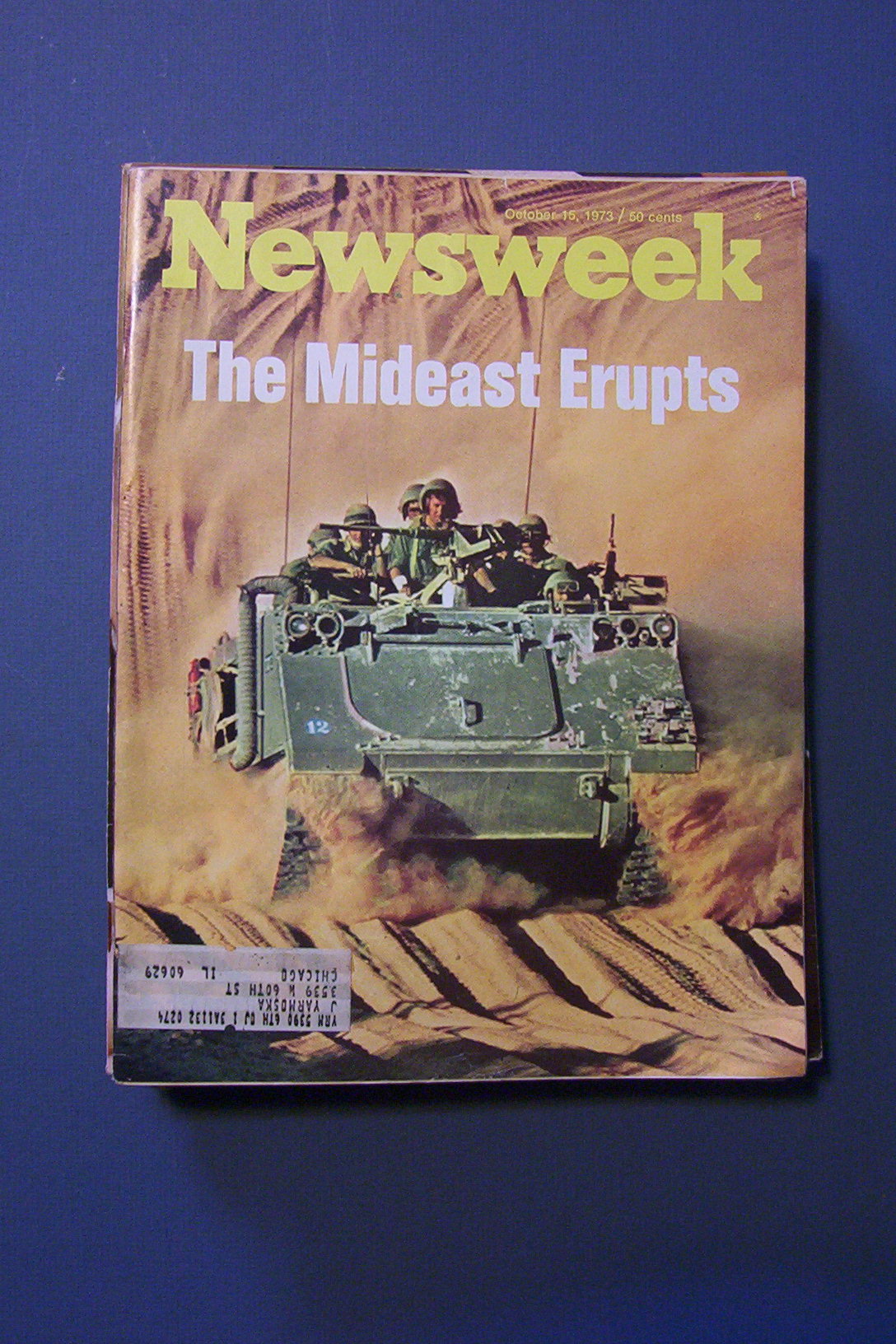 Newsweek Magazine - October 15, 1973 - Mideast Erupts