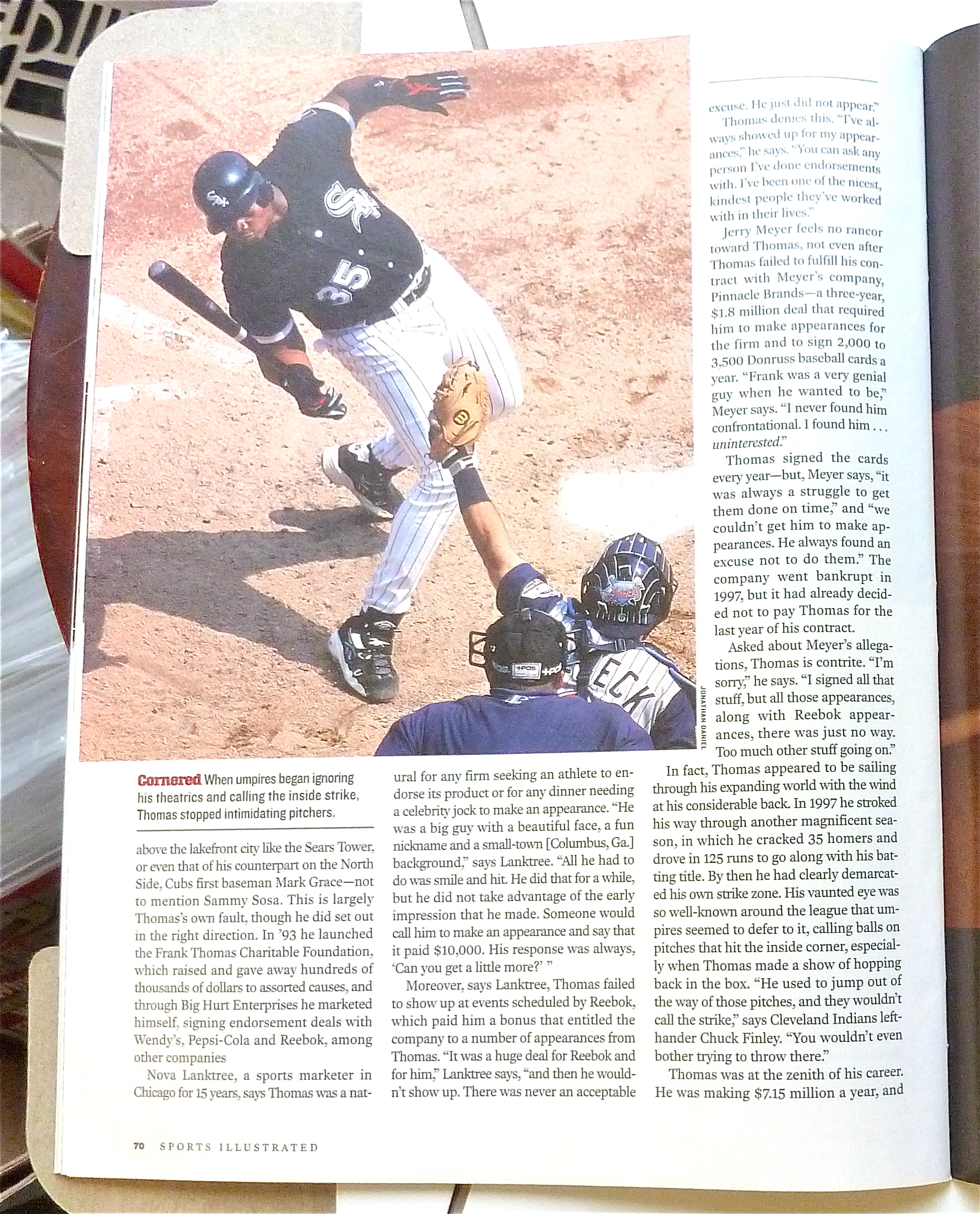 Sports Illustrated Magazine-March 13, 2000-Frank Thomas