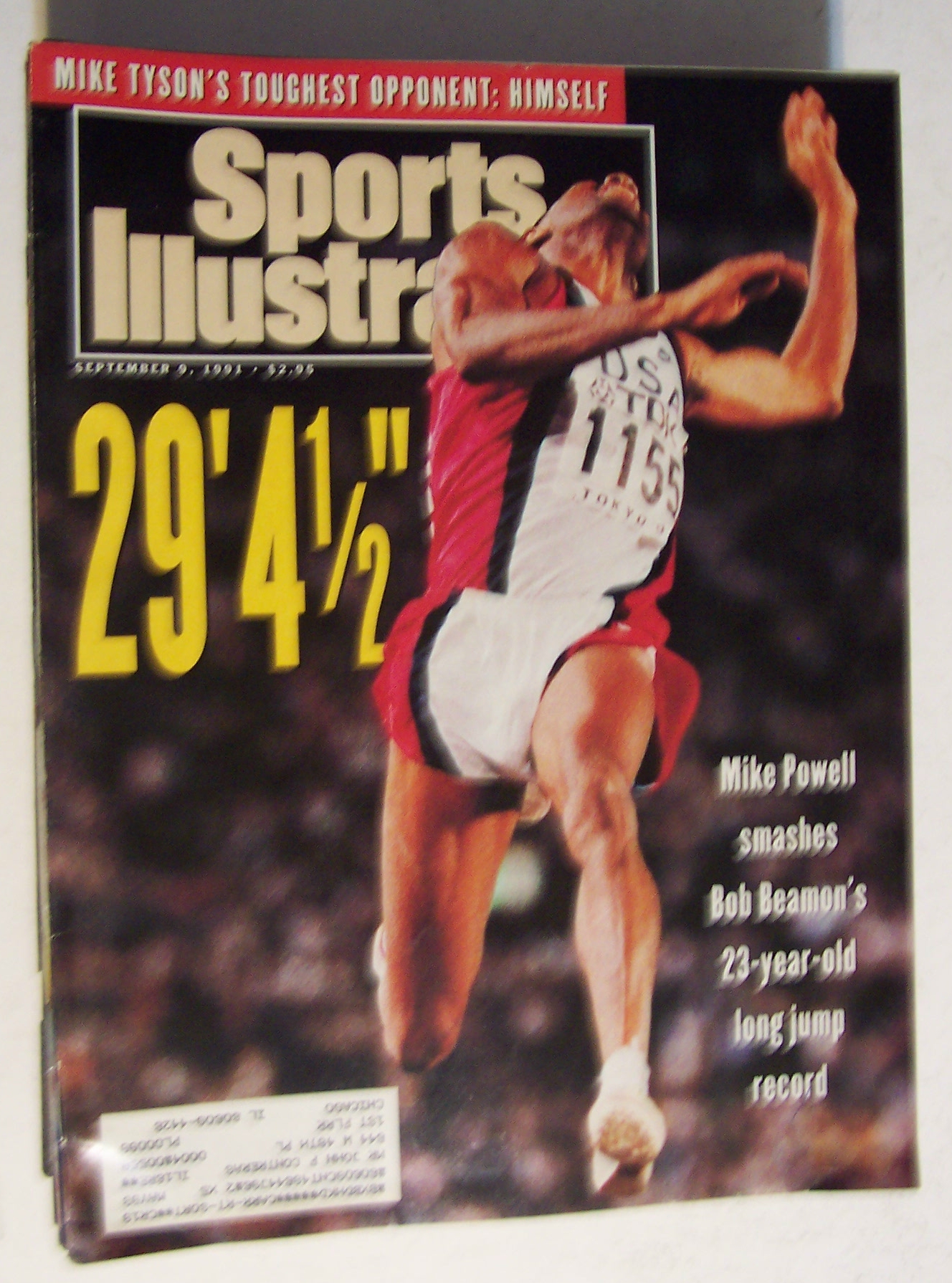 Sports Illustrated Magazine-September 9, 1991-M Powell