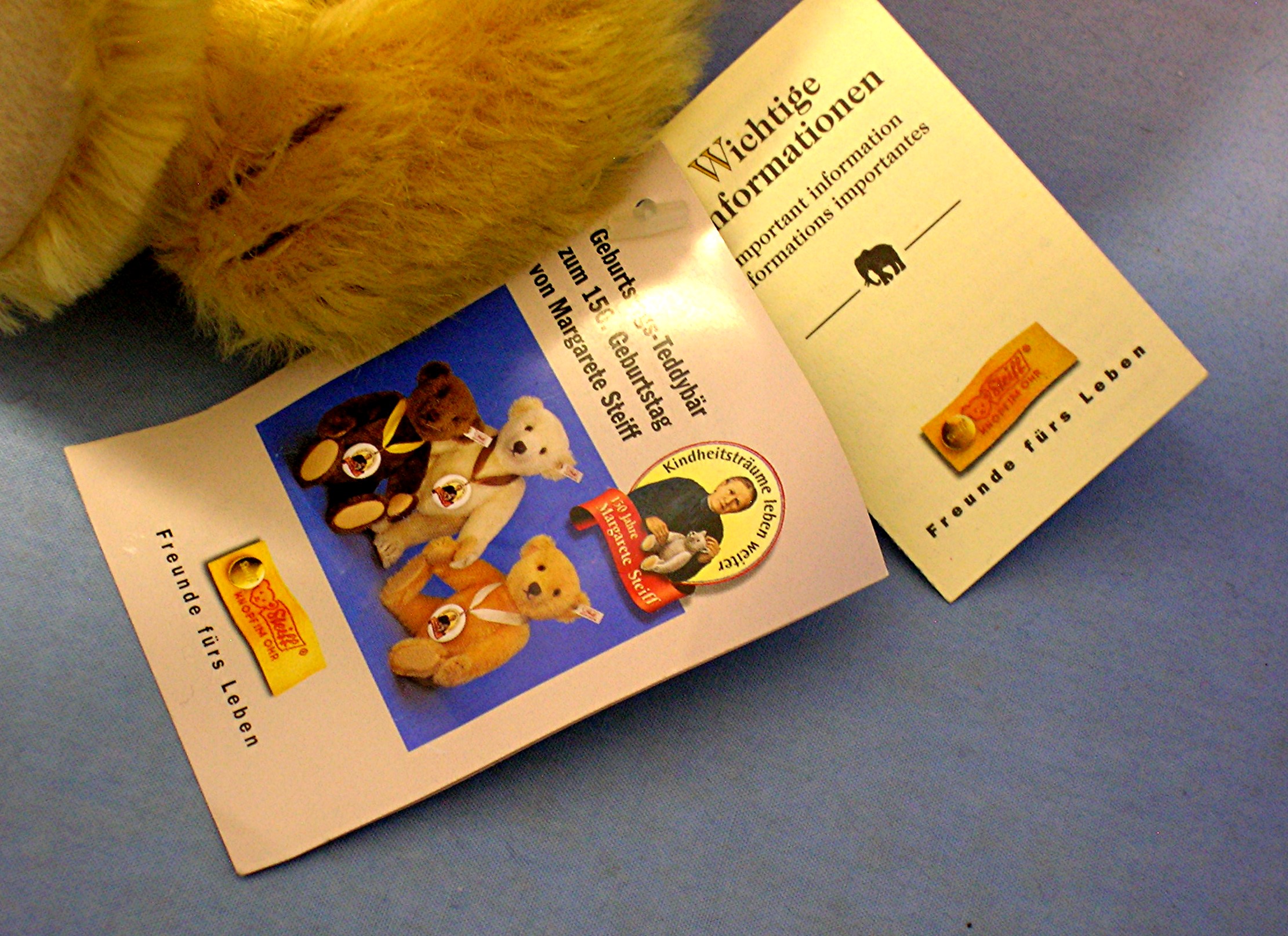 STEIFF 150 Anniversary Teddy Bear . . .