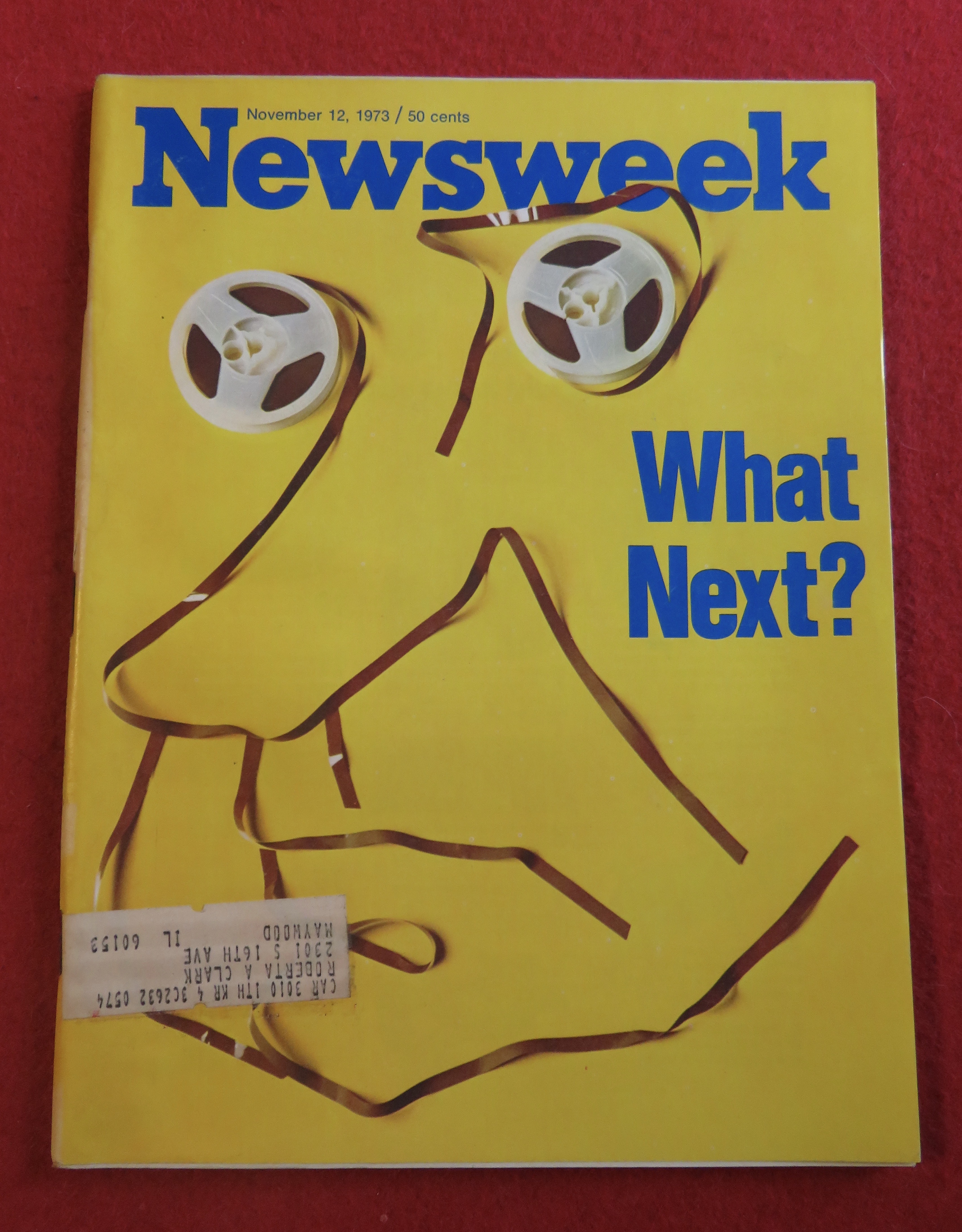 Newsweek Magazine November 12, 1973 What Next?