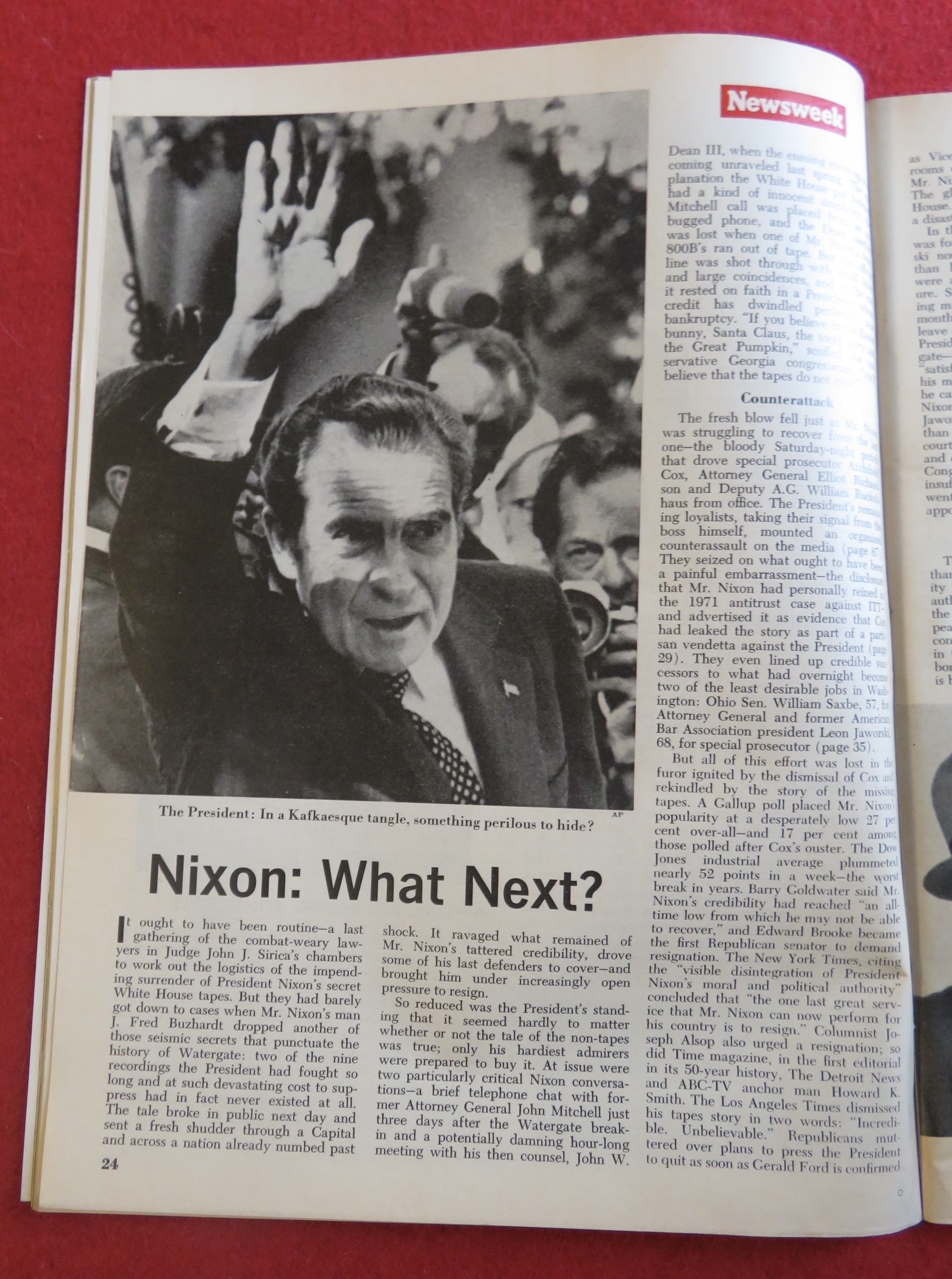 Newsweek Magazine November 12, 1973 What Next?