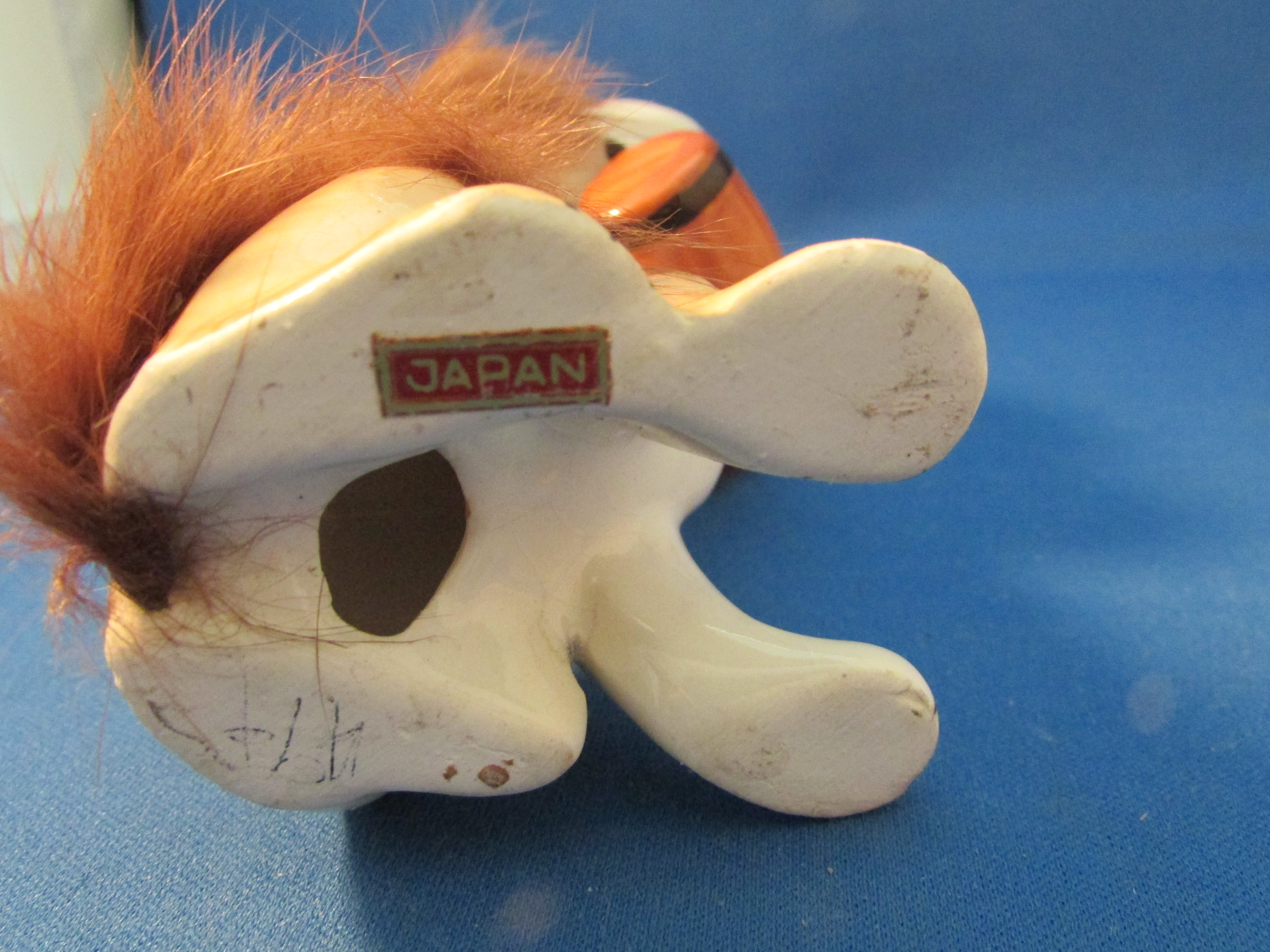 St Bernard Furry Figurine