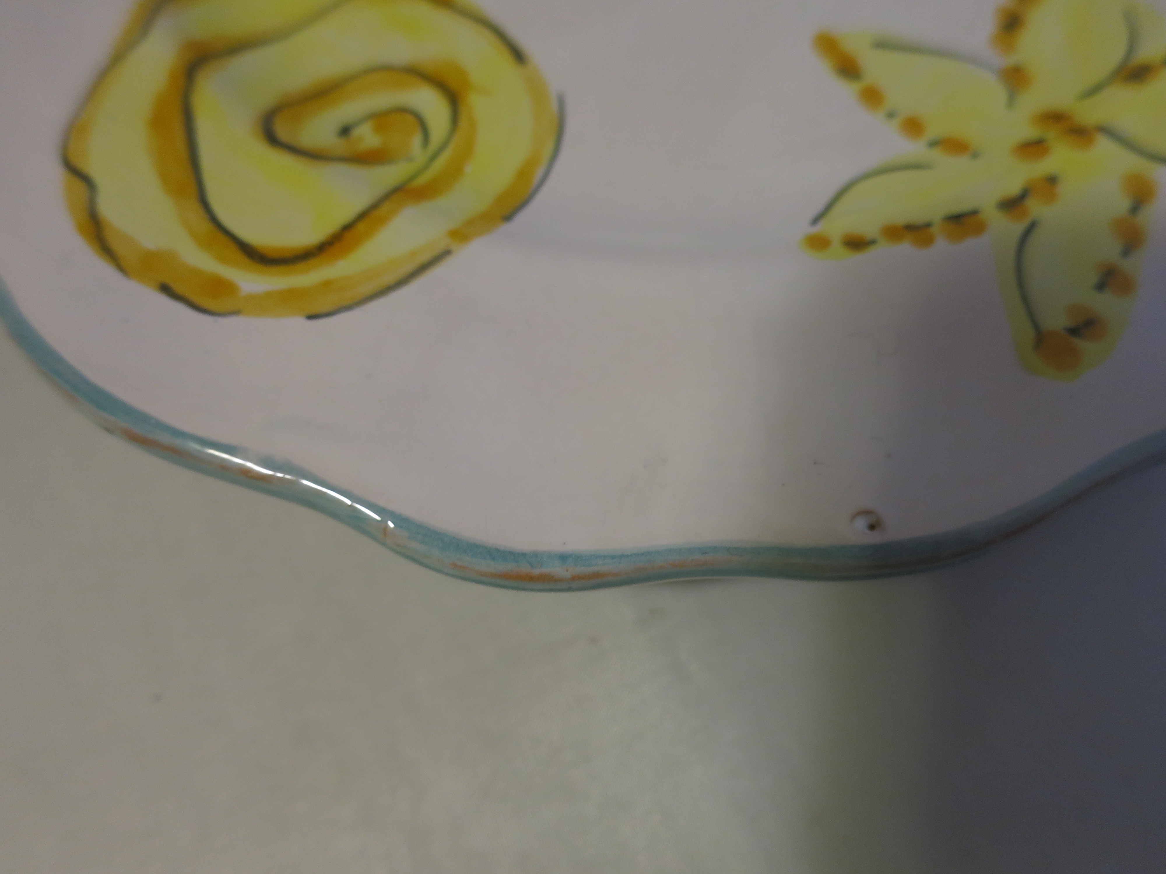 Nautical Bubble Blowing Fish Star Fish Snail Plate