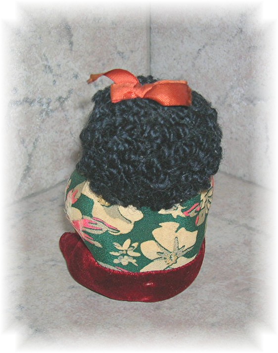 Americana Pin Cushion Black Lady with Tomato