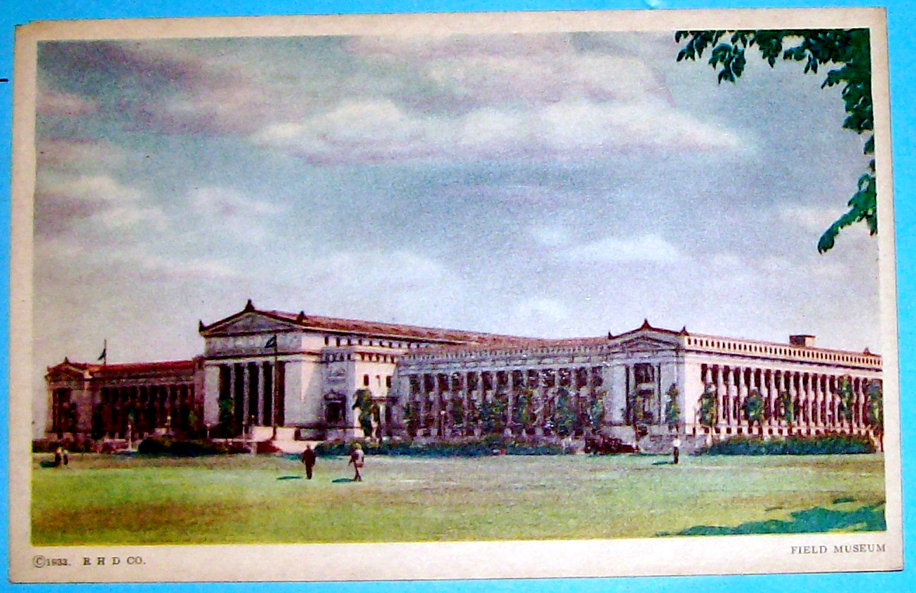 Field Museum Postcard (1933 Century Of Progess)