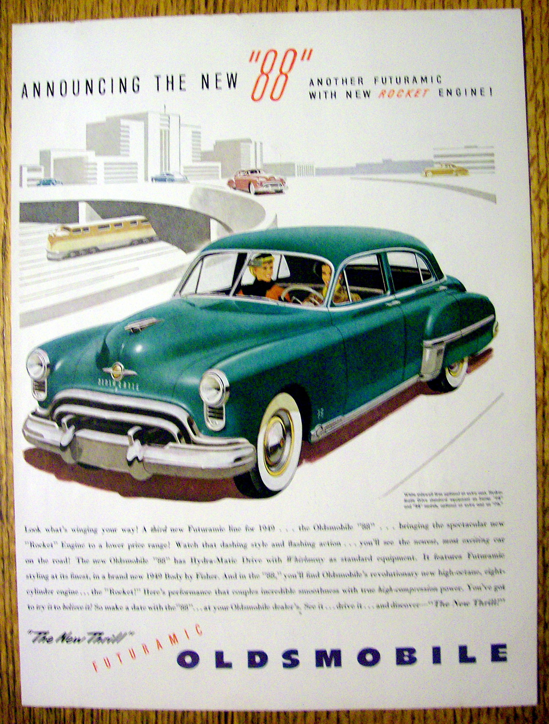 1949 Oldsmobile 88 with Oldsmobile 88