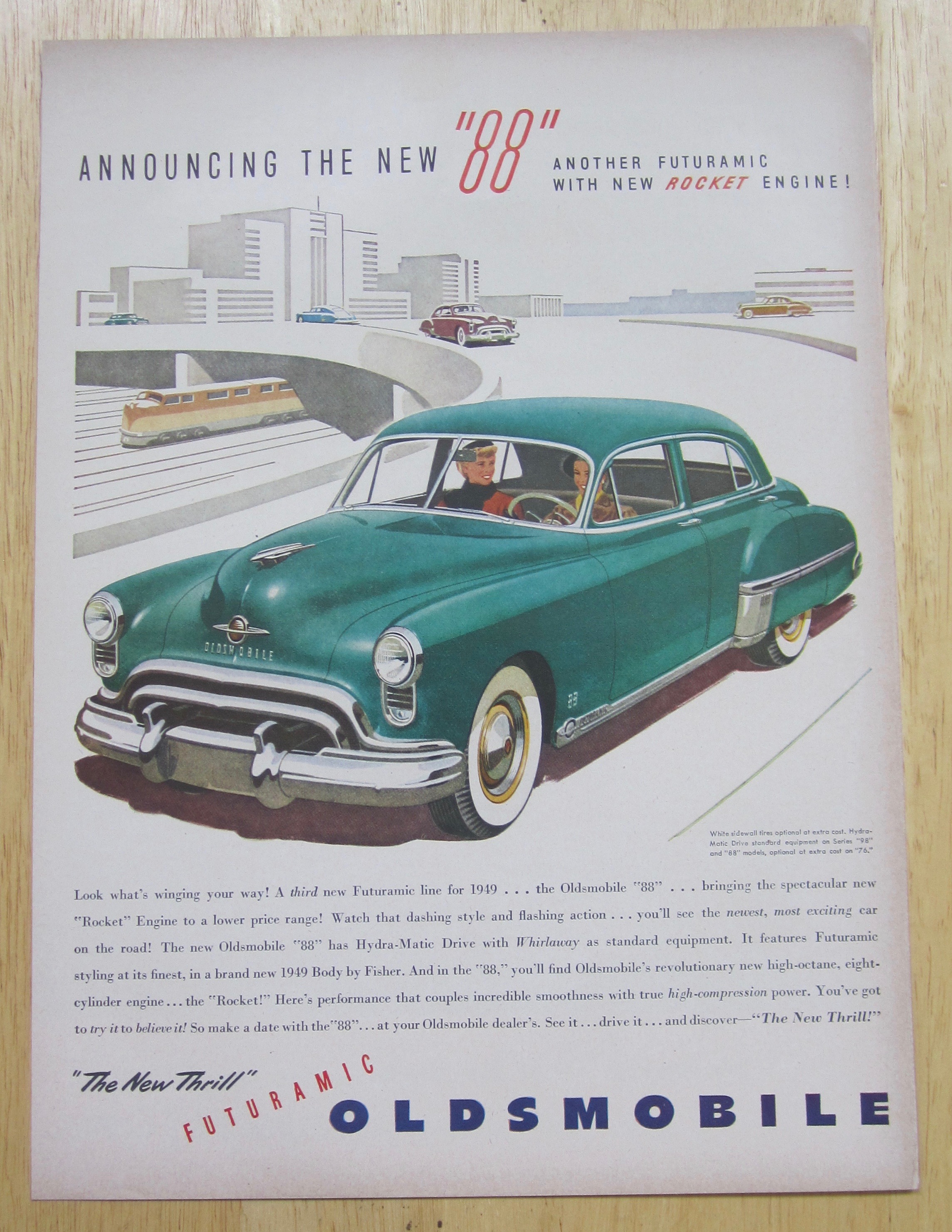 1949 Oldsmobile 88 with Oldsmobile 88