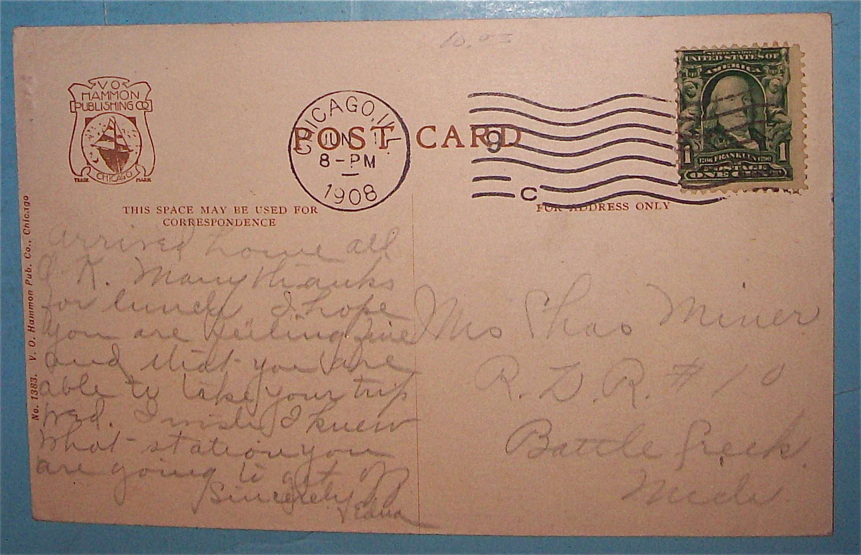 West Board Walk In White City, Chicago Postcard