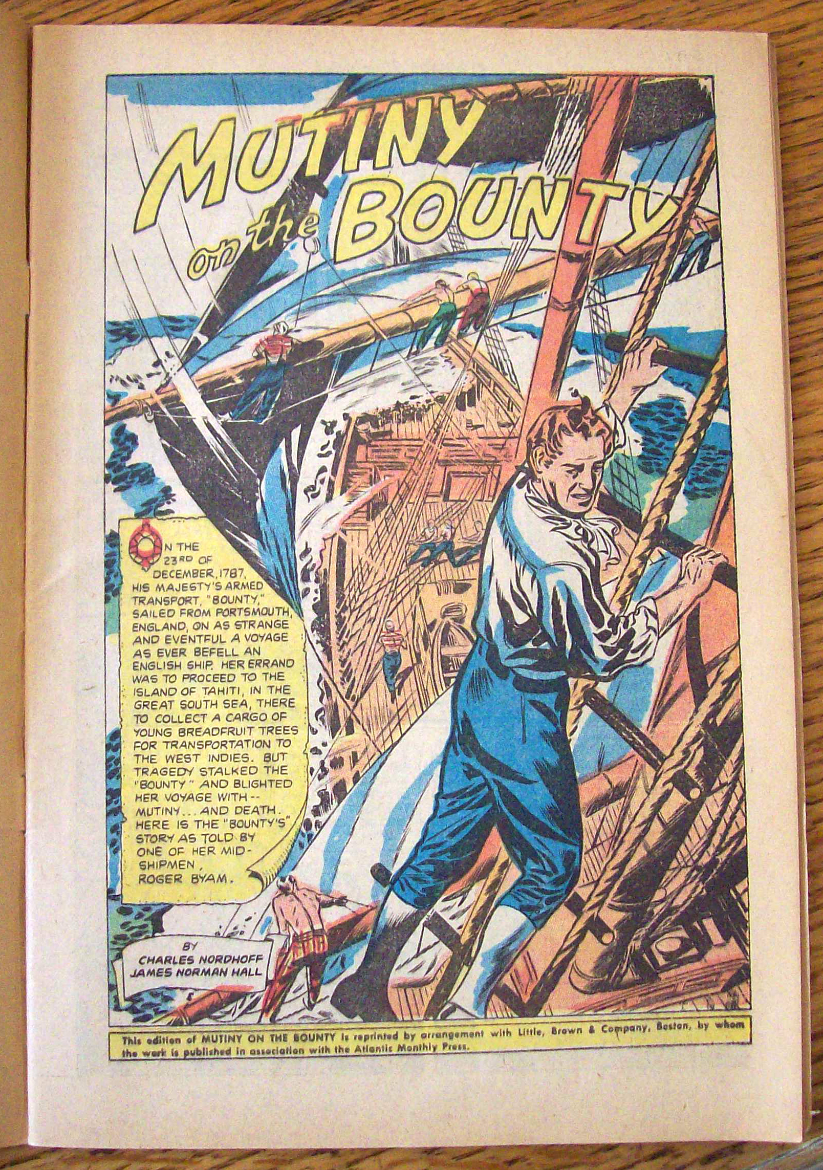 Mutiny On The Bounty Comic March 1966