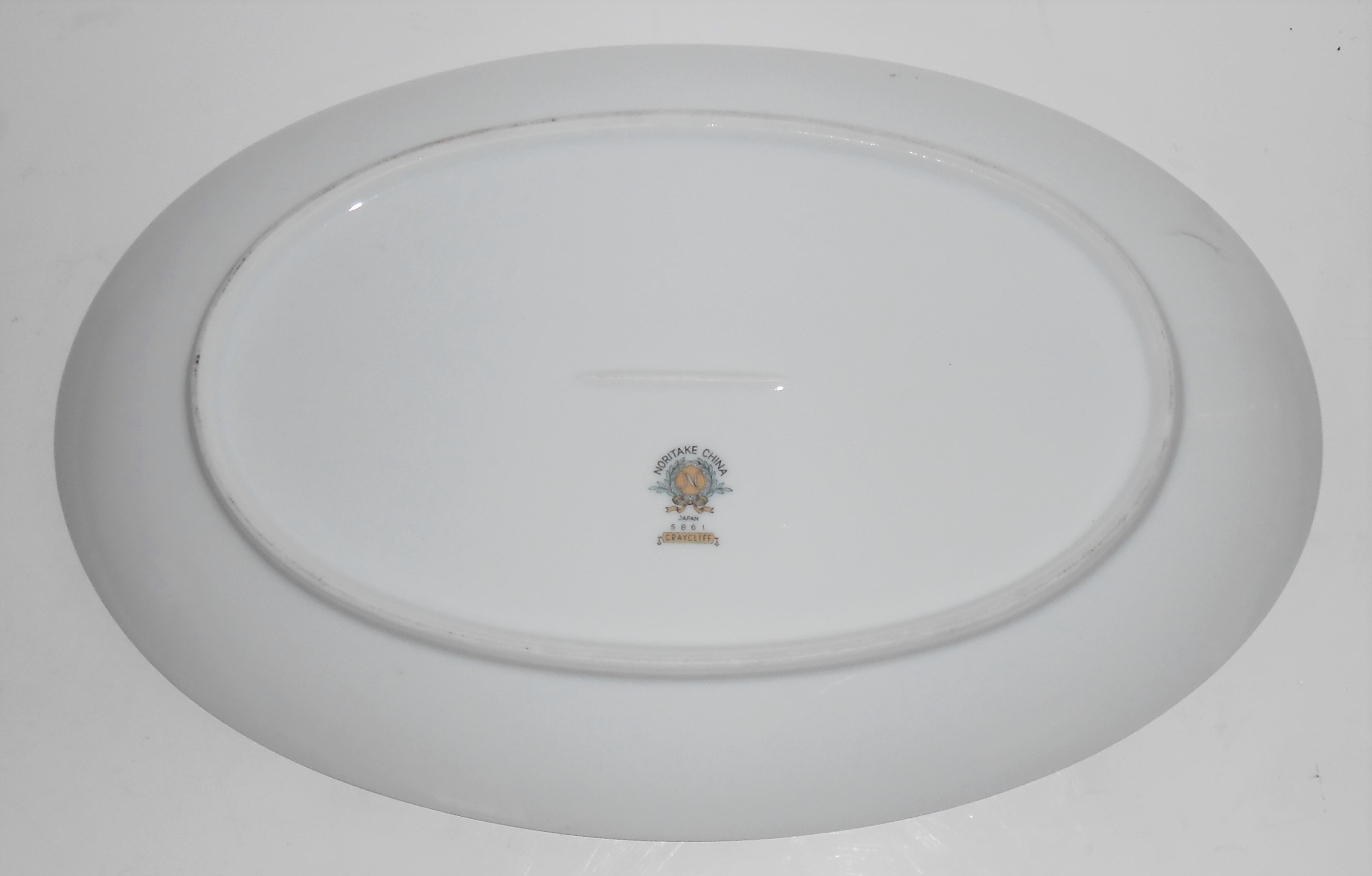 Noritake Porcelain China 5861 Graycliff w/Platinum Plat
