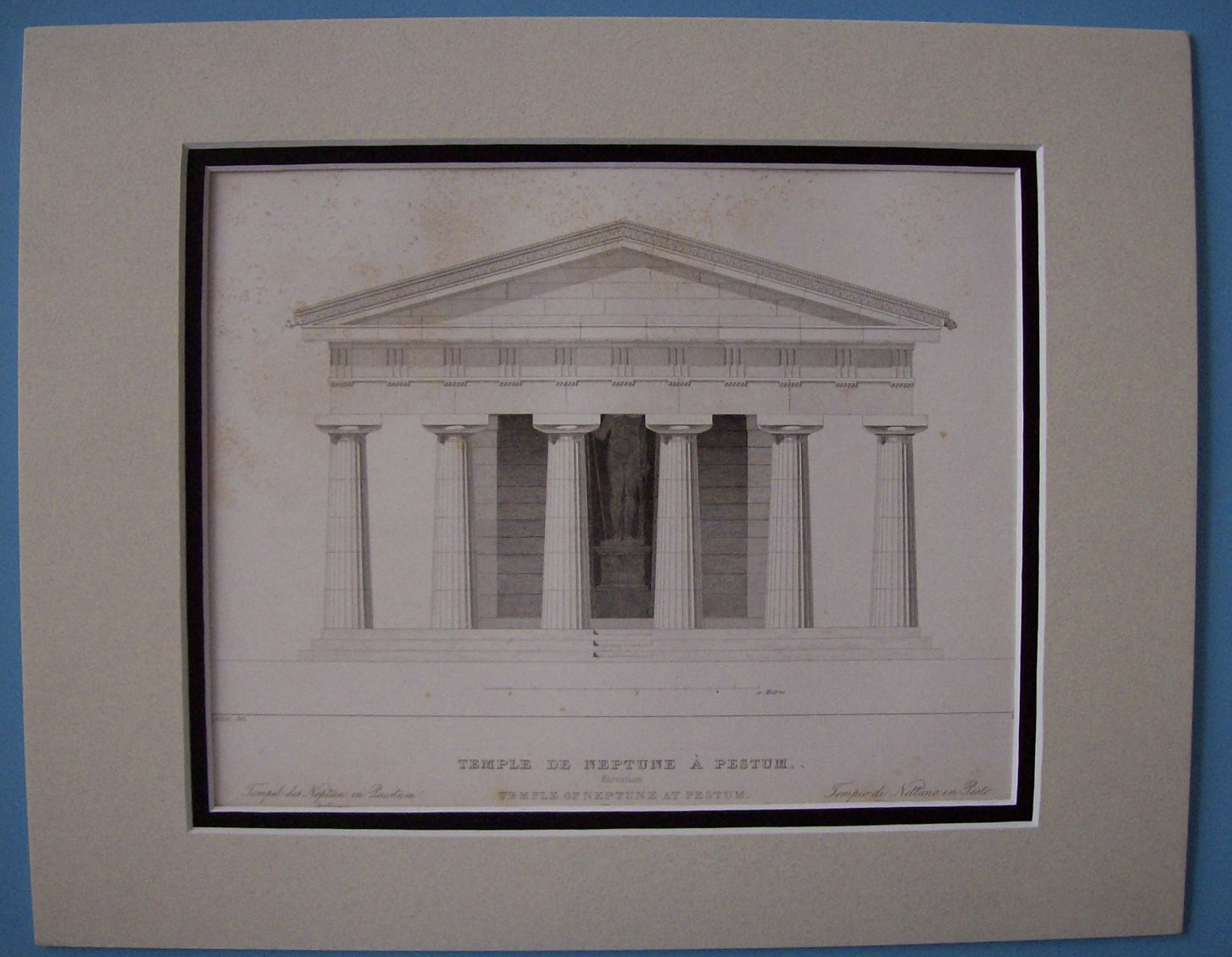 Temple De Neptune A Pestum