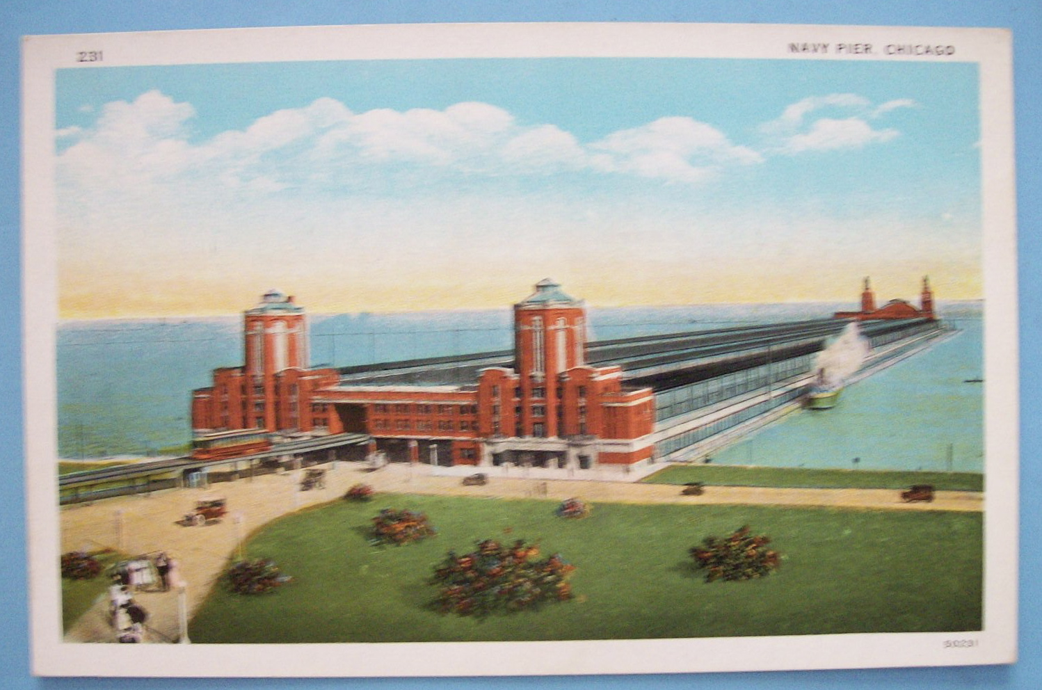 1933 Century Of Progress Navy Pier Postcard