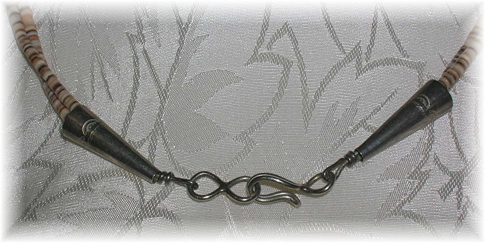 28 Inch Long Double Row  Heishi Bead Necklace
