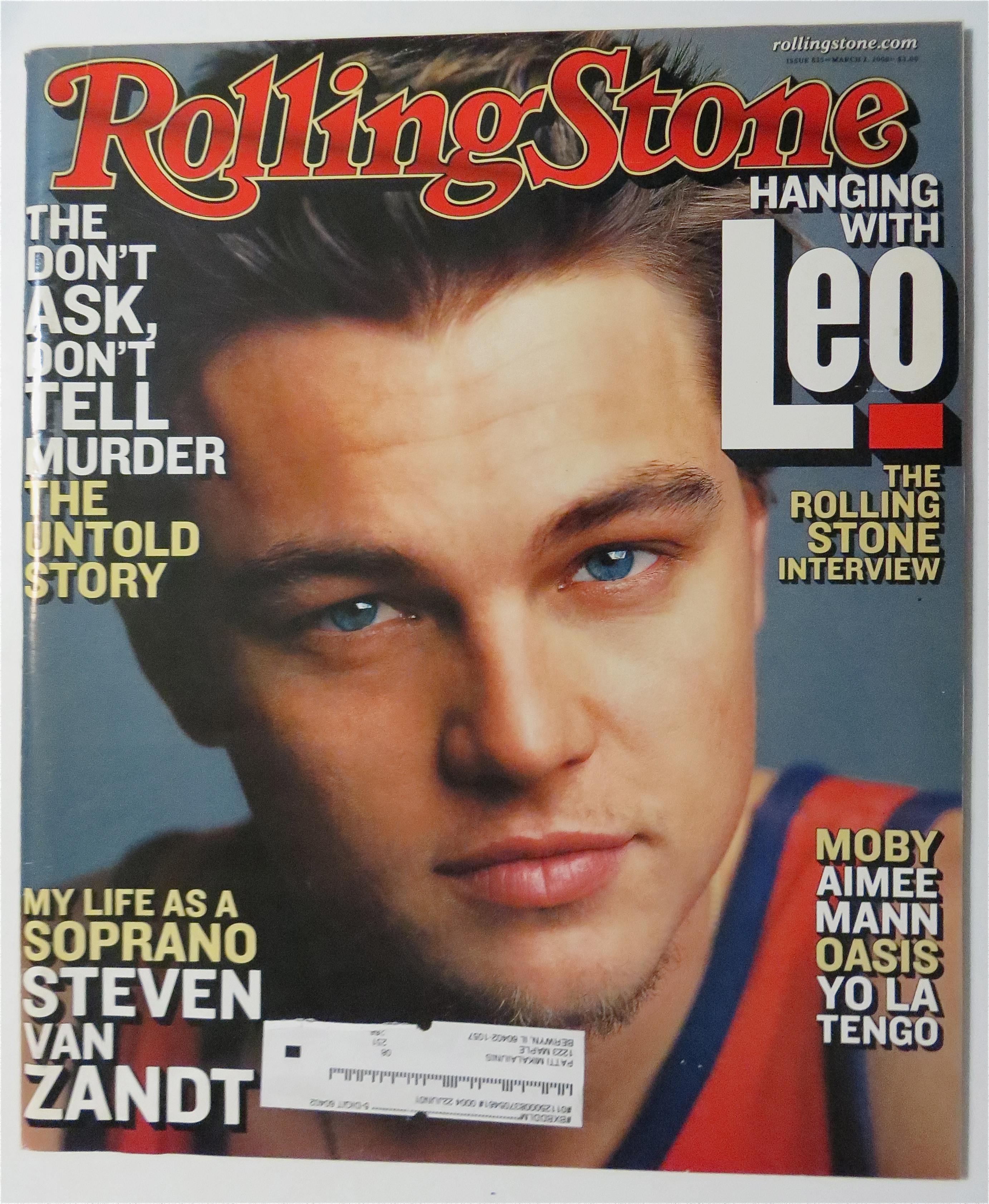 Rolling Stone March 2, 2000 Leonardo Di Caprio