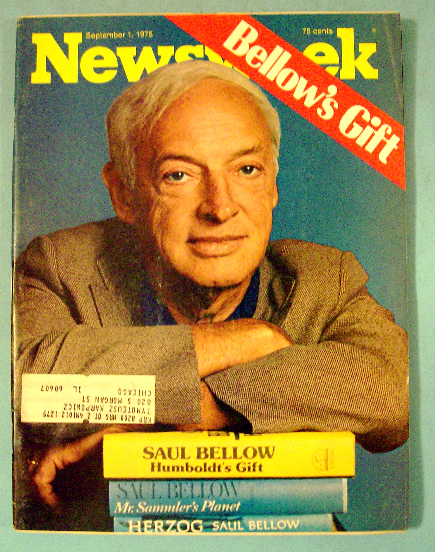 Newsweek Magazine - September 1, 1975 - Bellow's Gift