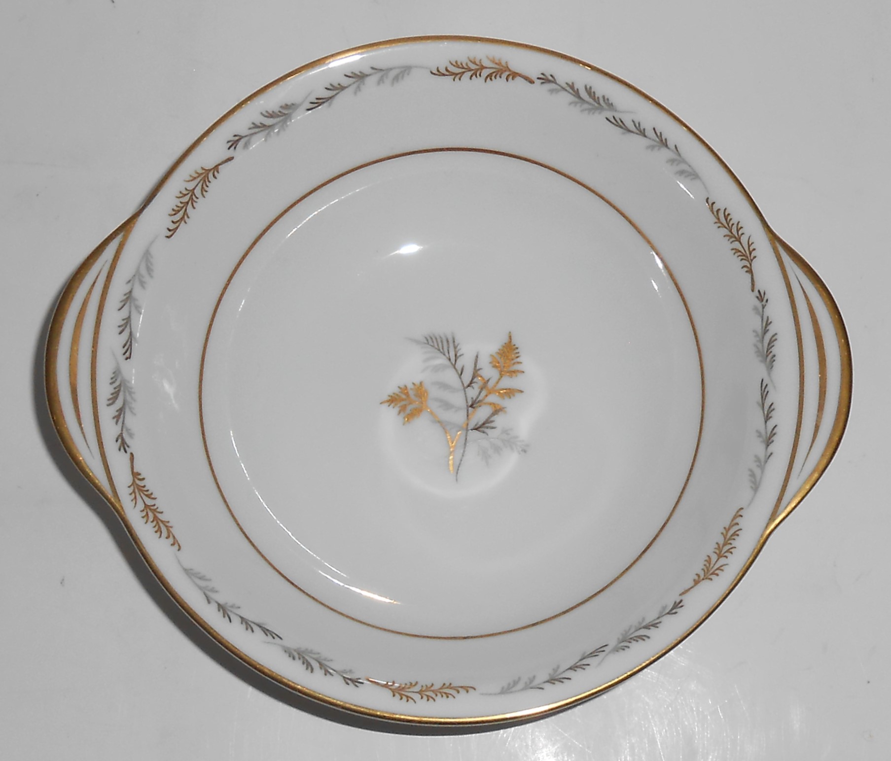 Noritake Fine China Porcelain Ferncliff Floral w/Gold T