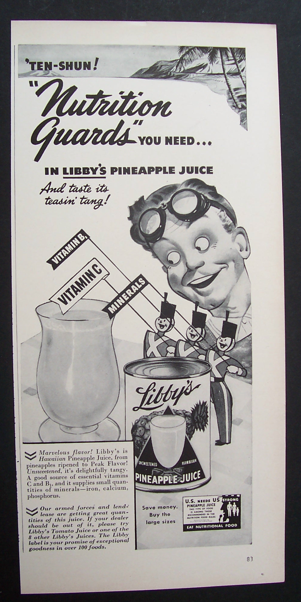 1943 Libby's Pineapple Juice