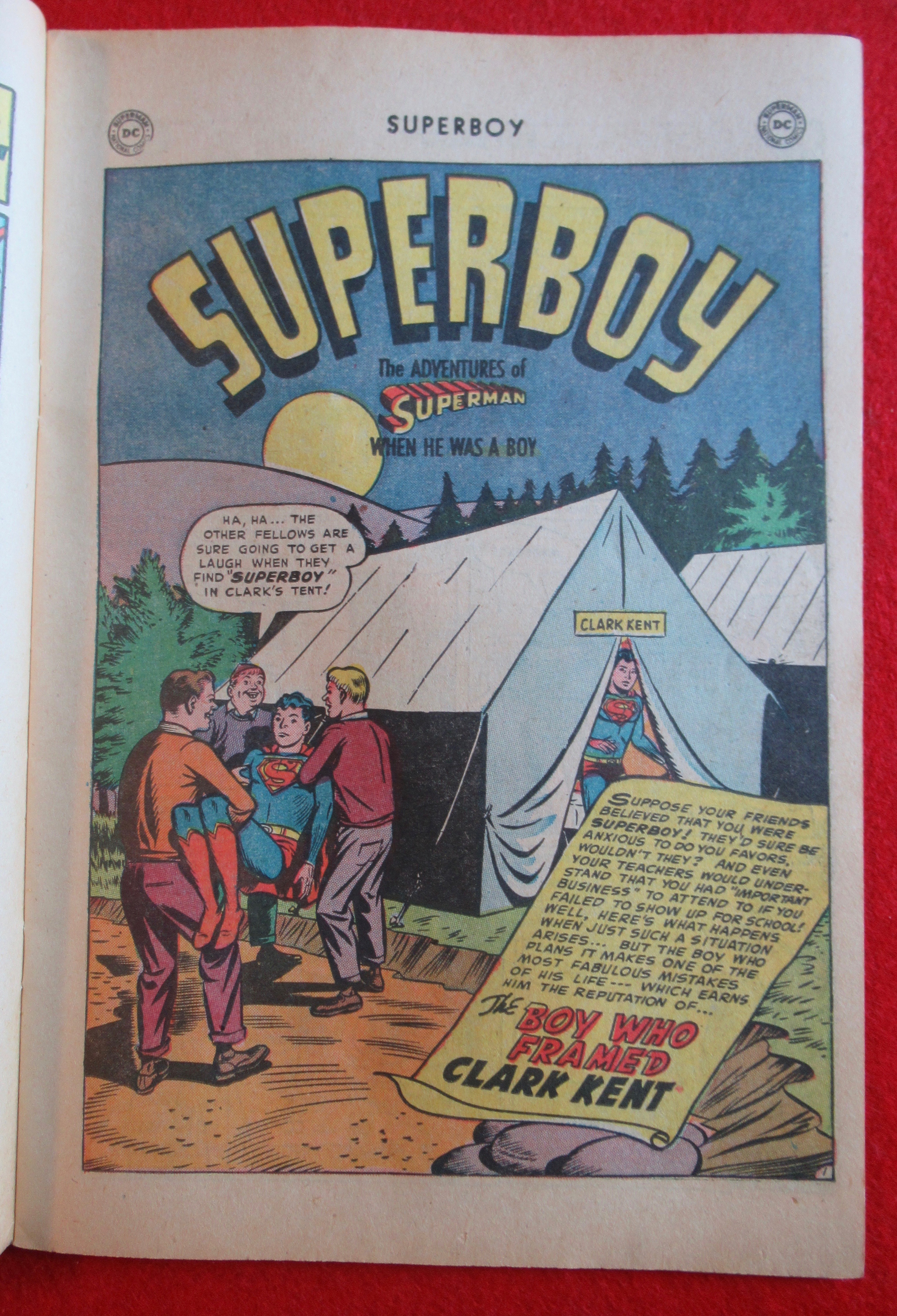 Superboy Comics April/May 1953 Cinderella of Smallville