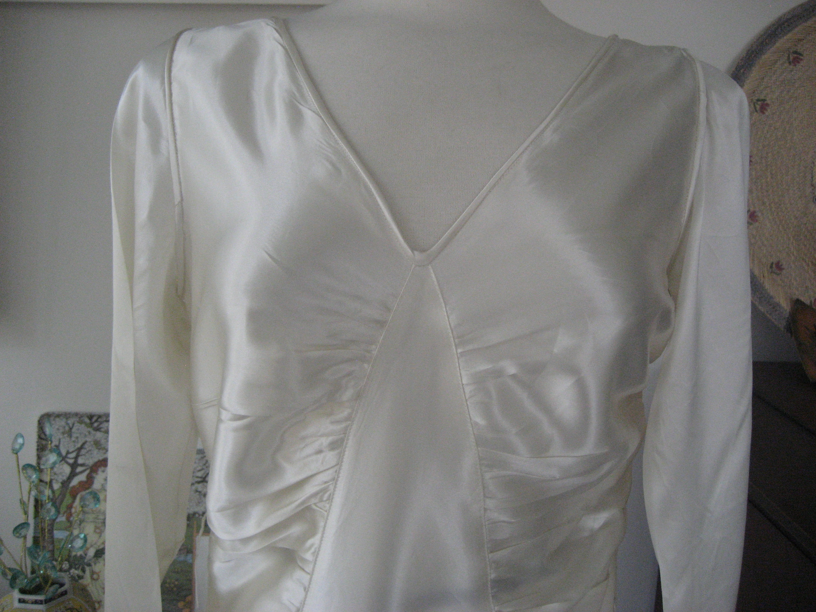 1920 Satin Wedding Dress