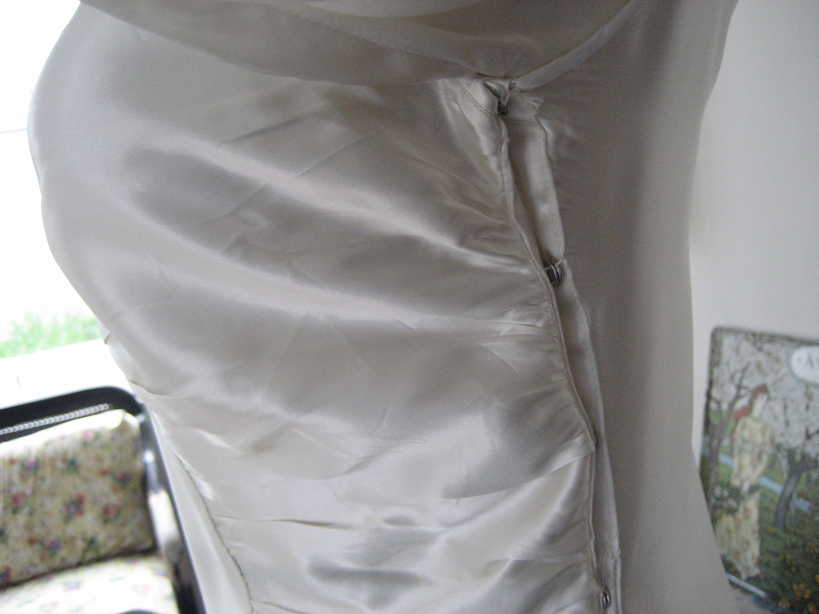1920 Satin Wedding Dress