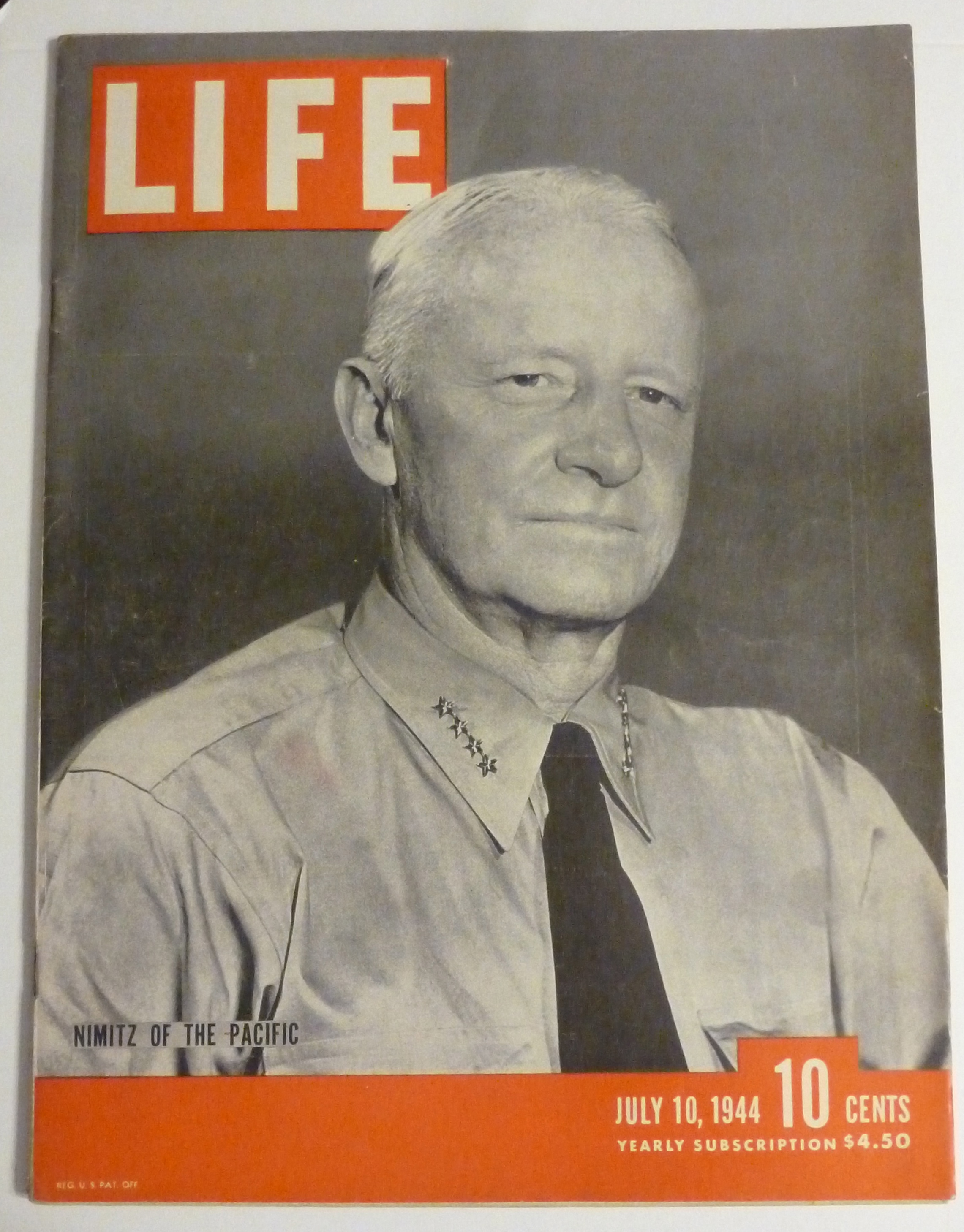 Life Magazine-July 10, 1944-Nimitz OF The Pacific