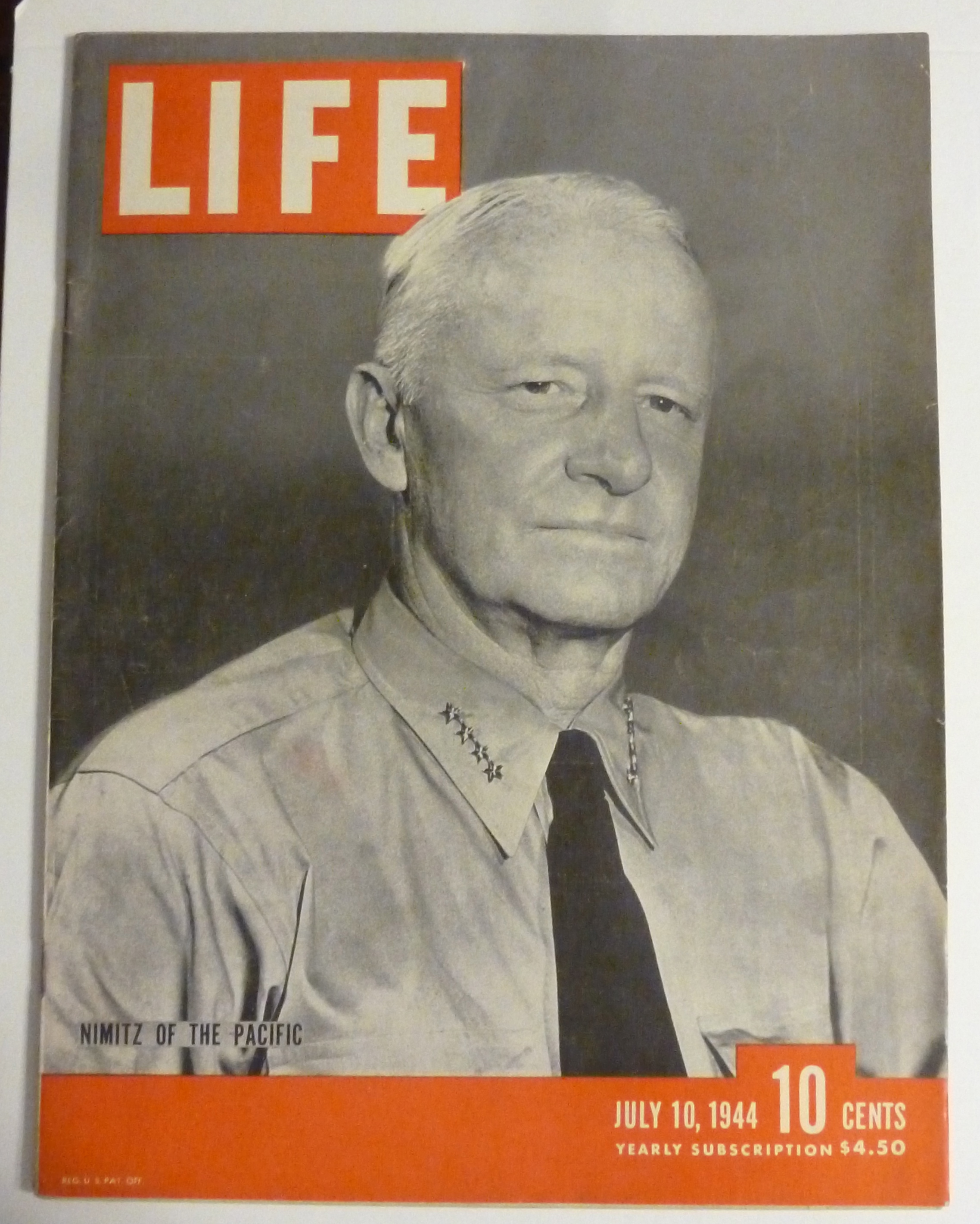 Life Magazine-July 10, 1944-Nimitz OF The Pacific