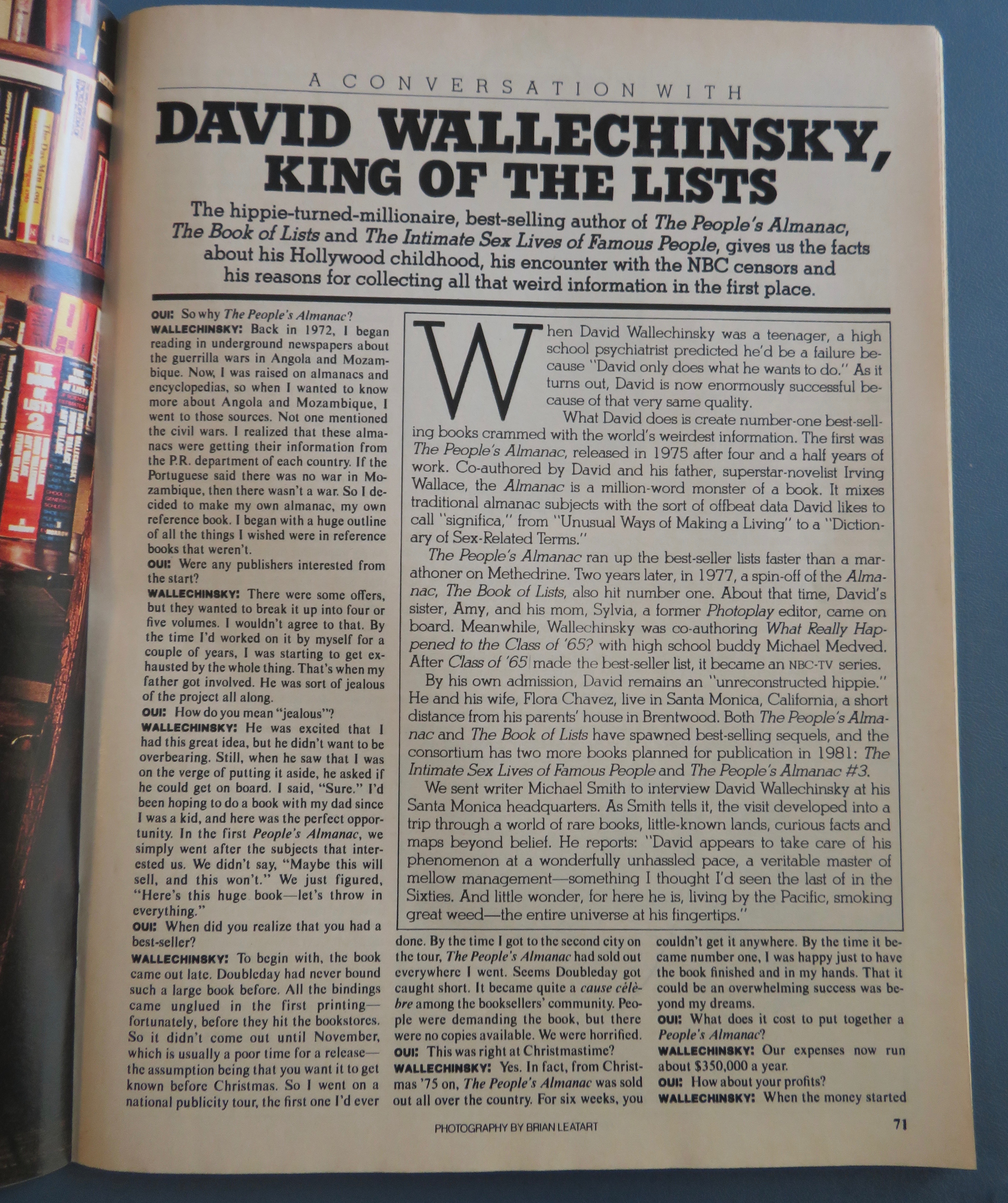 Oui Magazine February 1981 Penny Wells