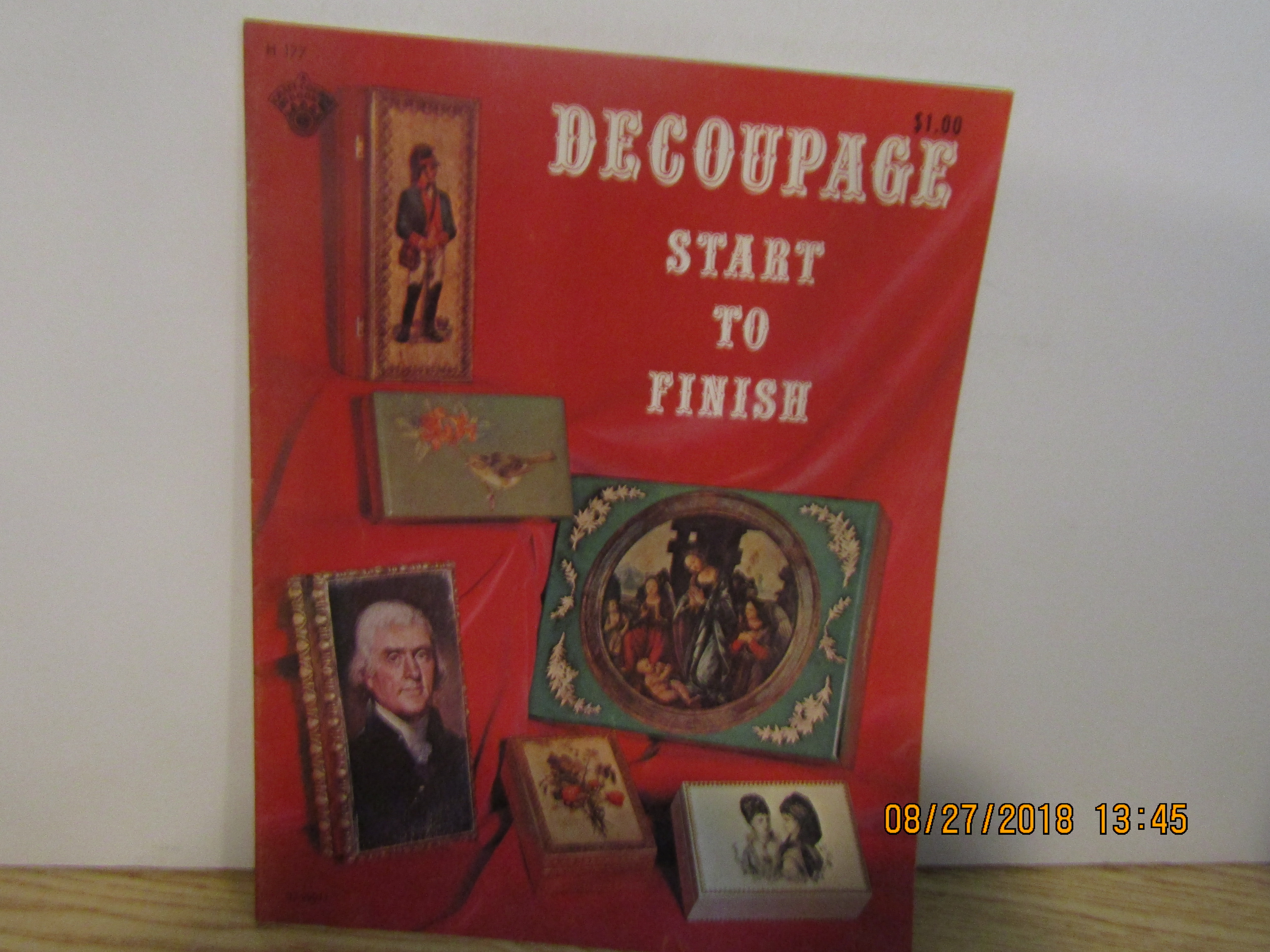 Craft Court Craft Book Decoupage Start To Finish #177