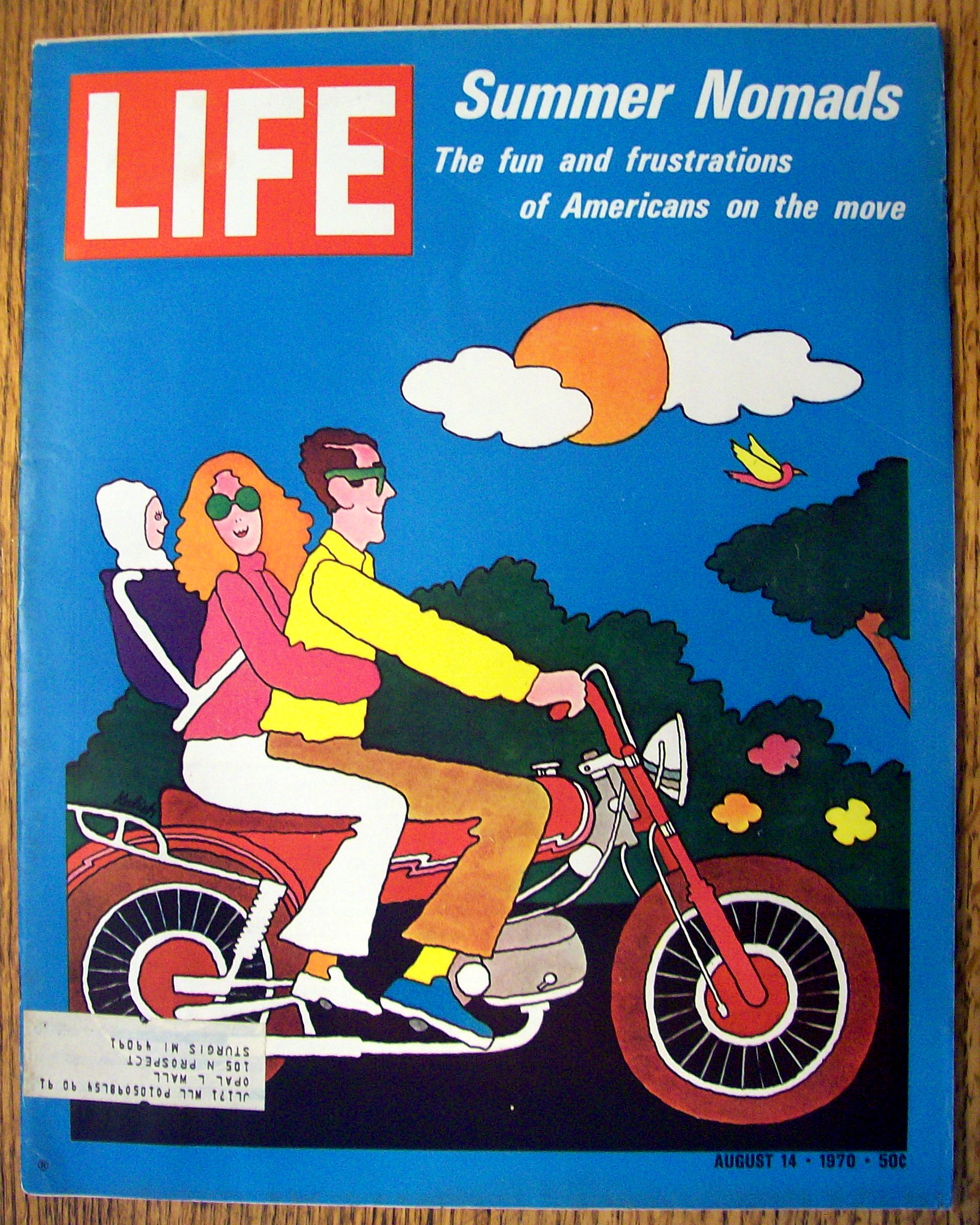 Life Magazine - August 14, 1970  - Summer Nomads