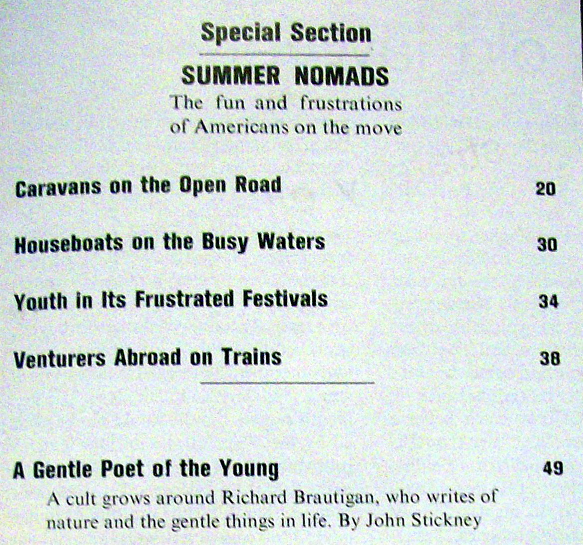 Life Magazine - August 14, 1970  - Summer Nomads