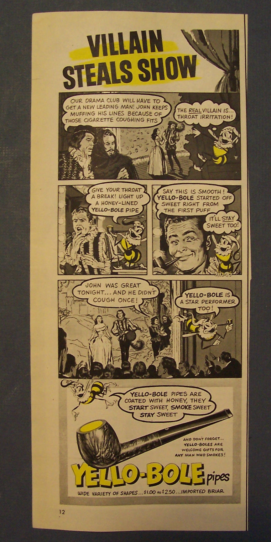 1952  Yello - Bole  Pipes