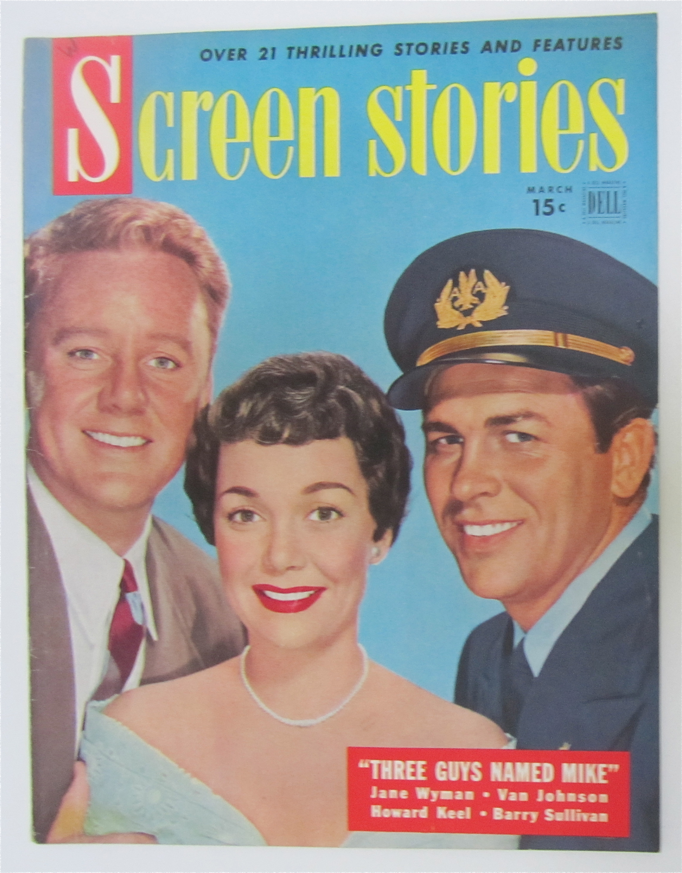 Screen Stories Magazine March 1951 Wyman/Keel/Johnson