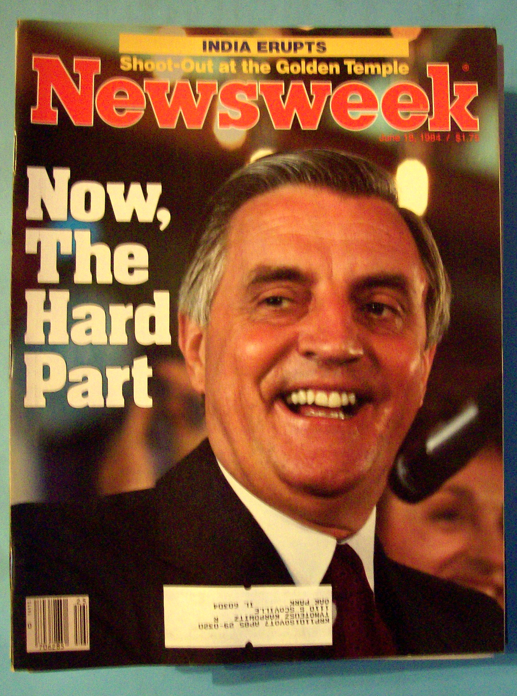 Newsweek Magazine - June 18, 1984 - Now, The Hard Part