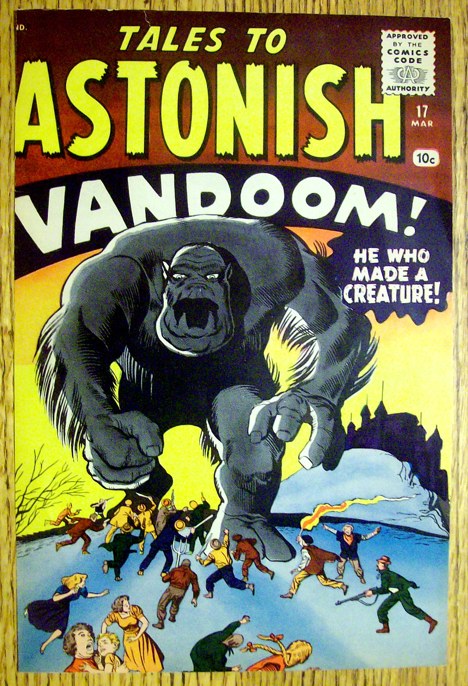 Tales To Astonish Comic Cover-March 1961-Vandoom