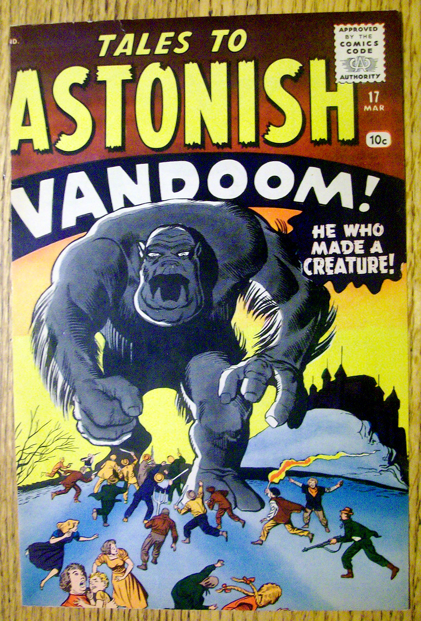 Tales To Astonish Comic Cover-March 1961-Vandoom