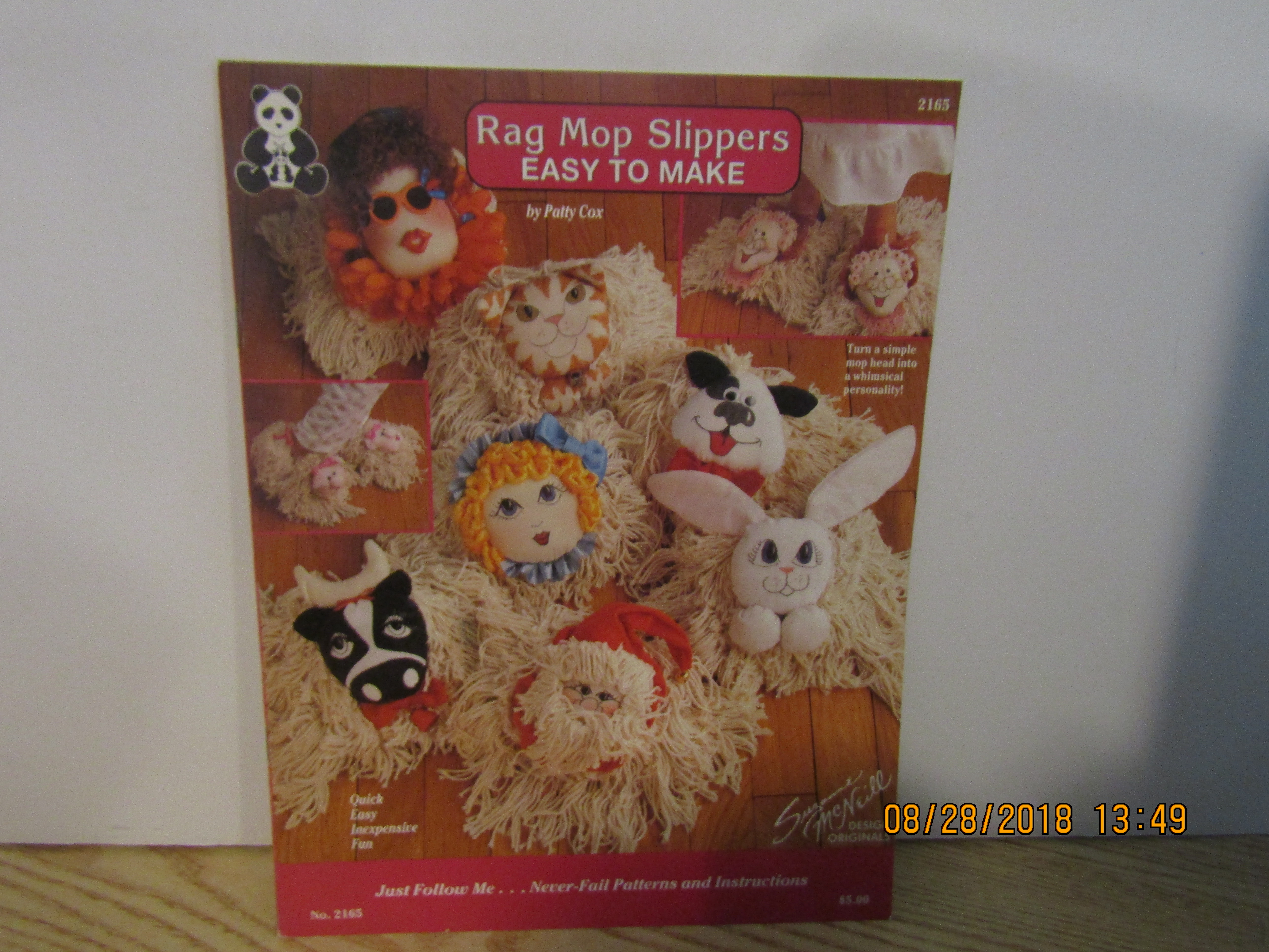 Design Original Rag Mop Slippers Easy To Make  #2165