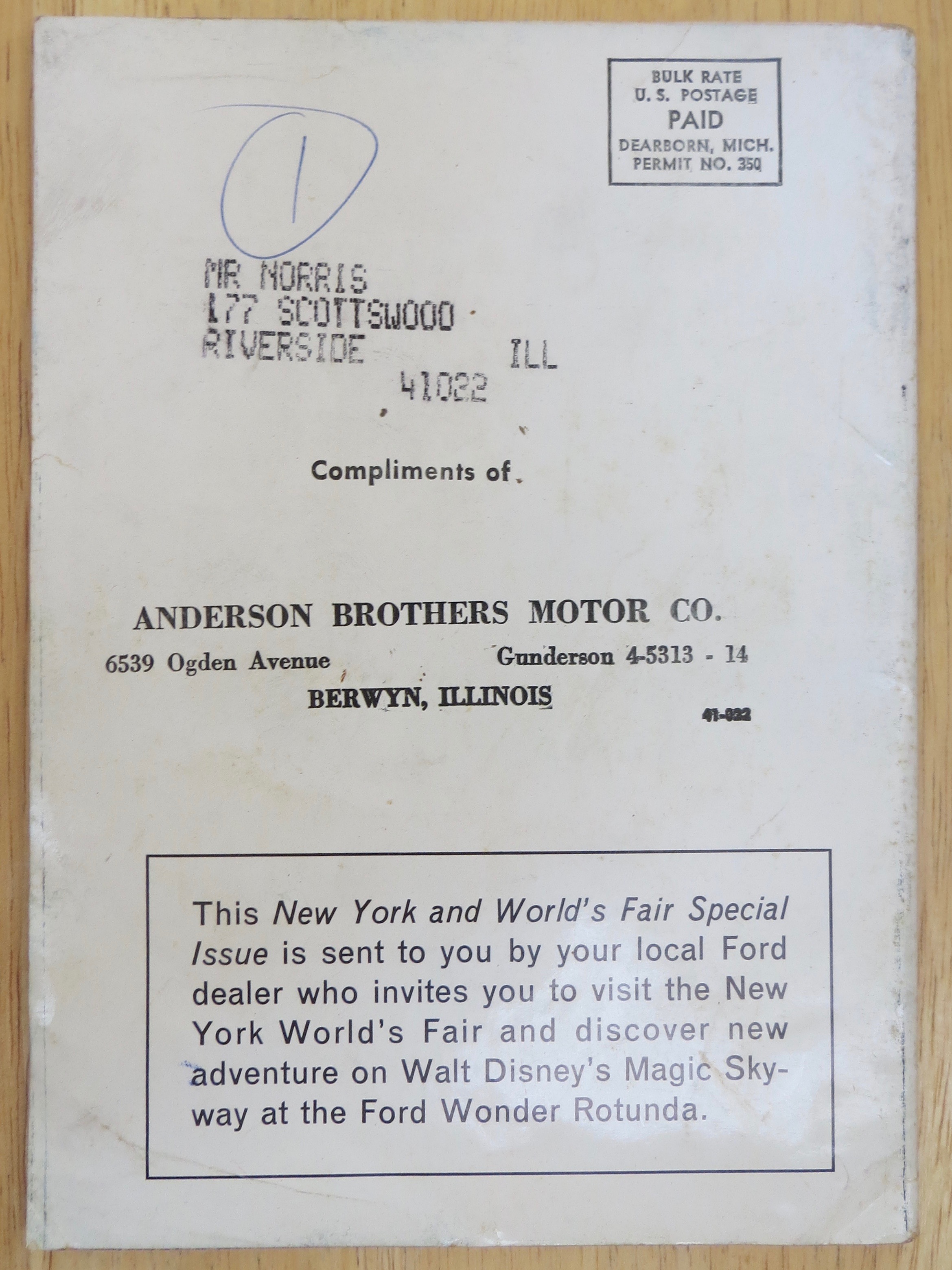 Ford Times Special Issue May 1964 New York World's Fair