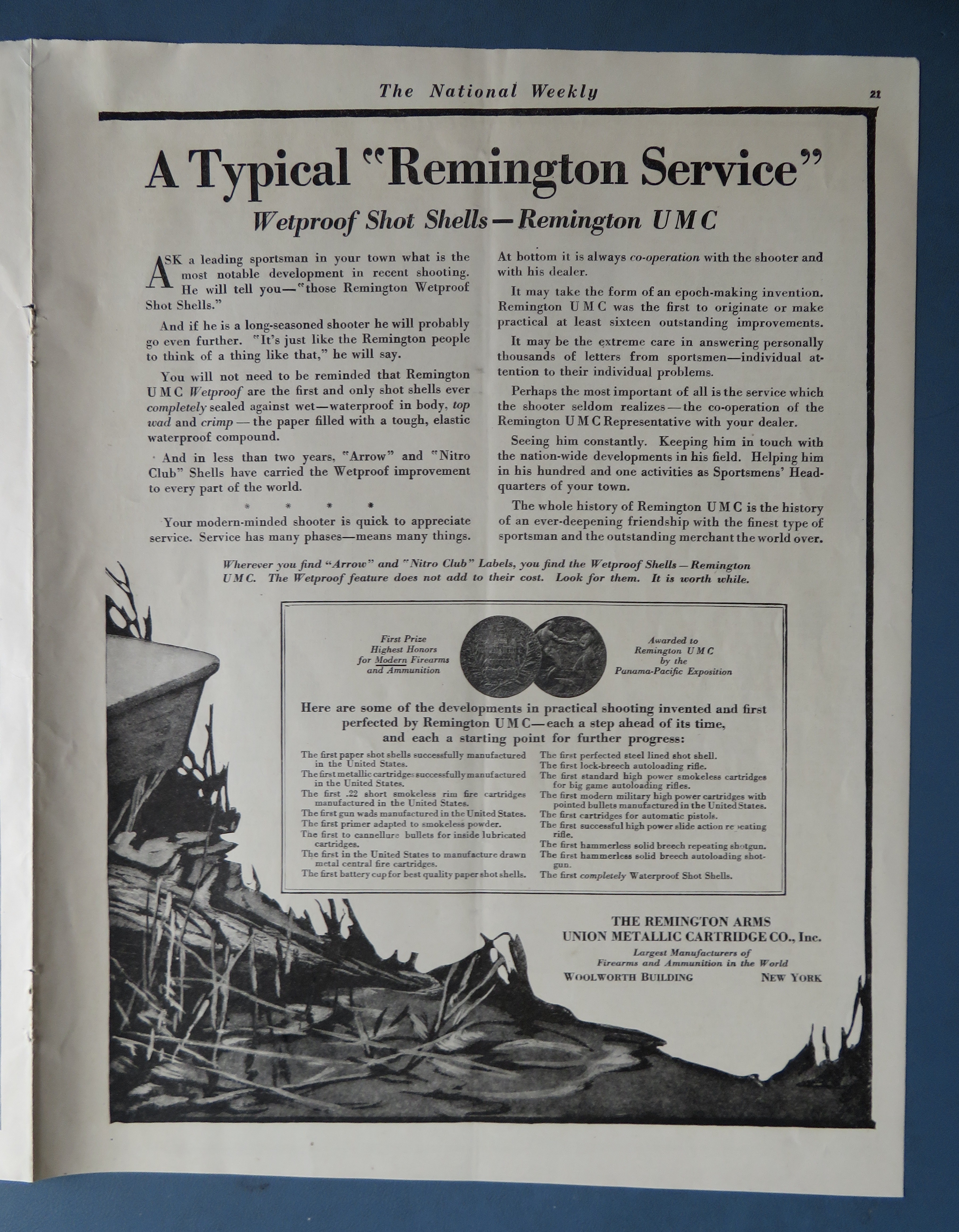 1919 Remington Arms with Wetproof Shot Shells