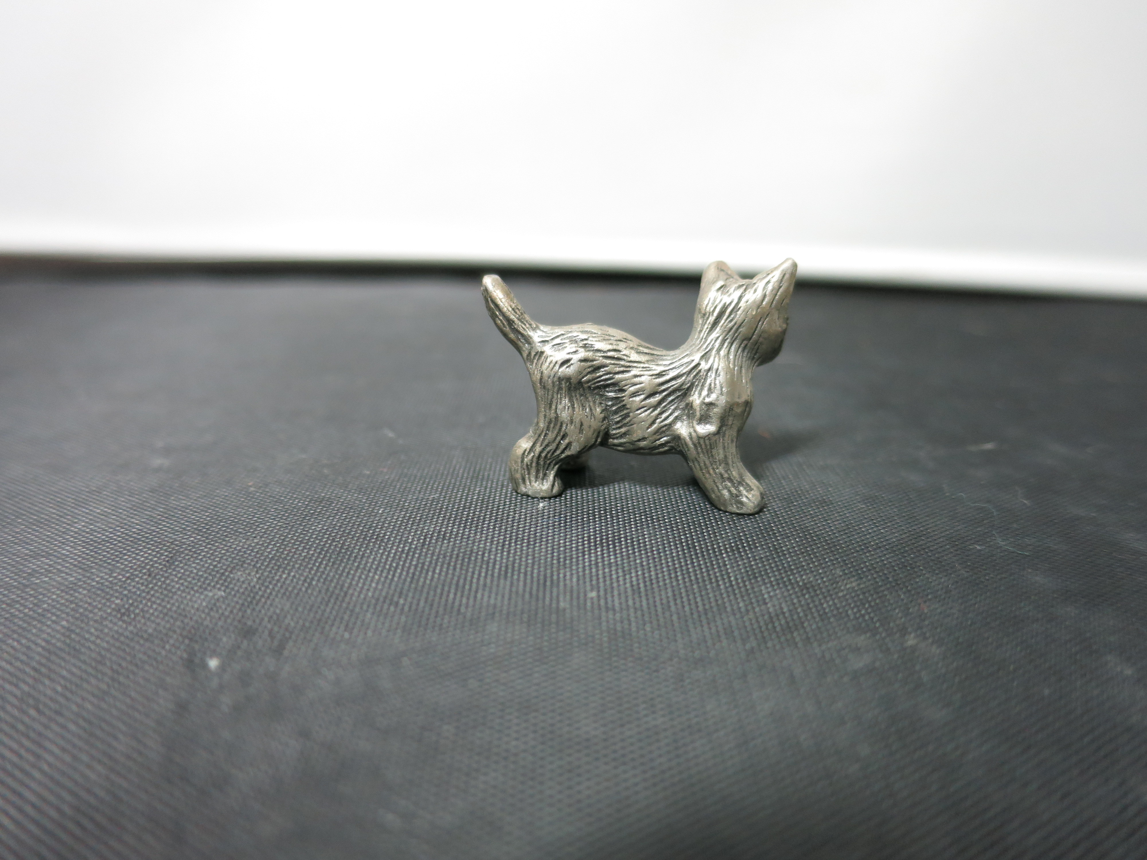 Vintage Pewter Cat figurine marked 219