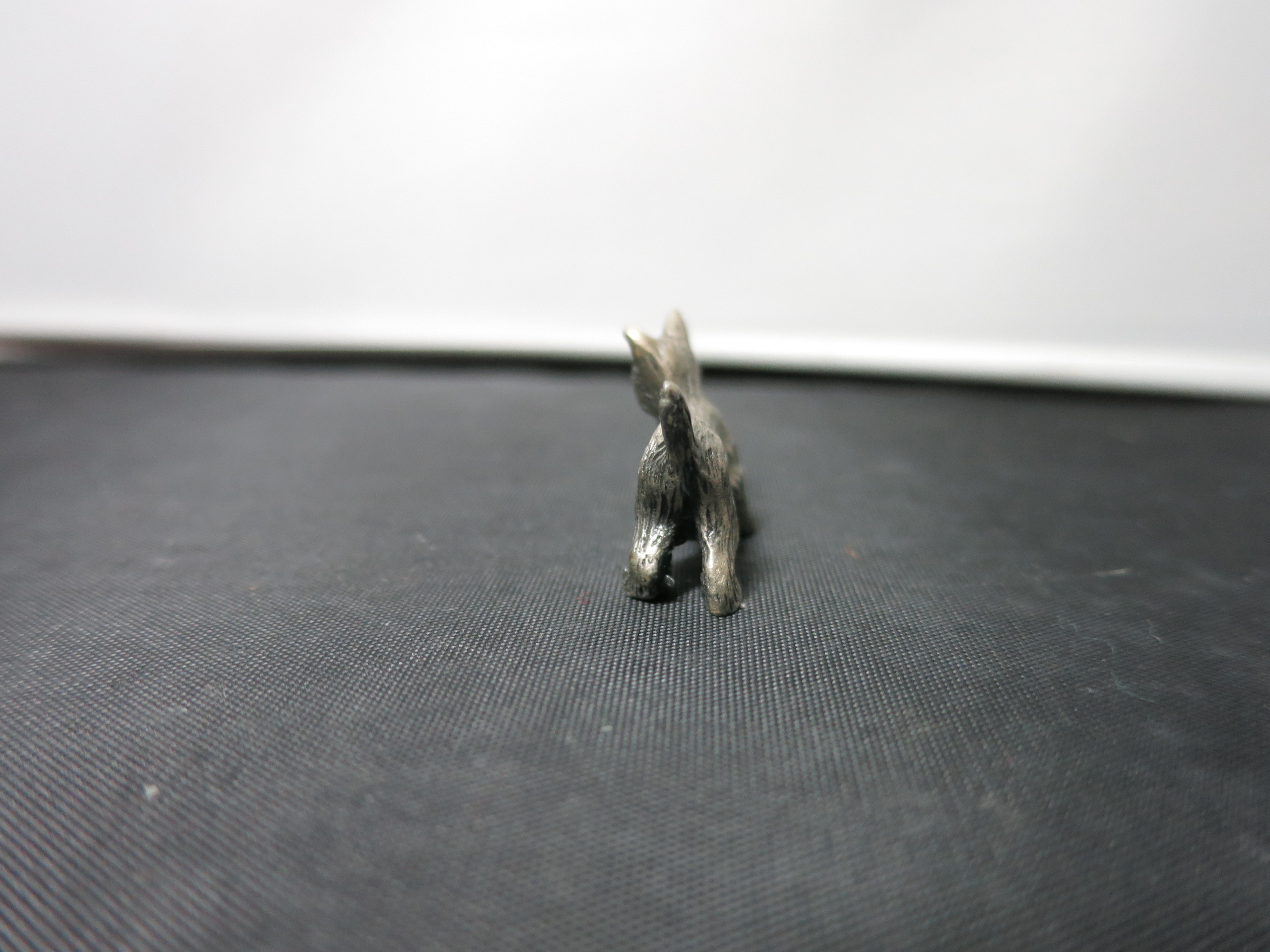 Vintage Pewter Cat figurine marked 219