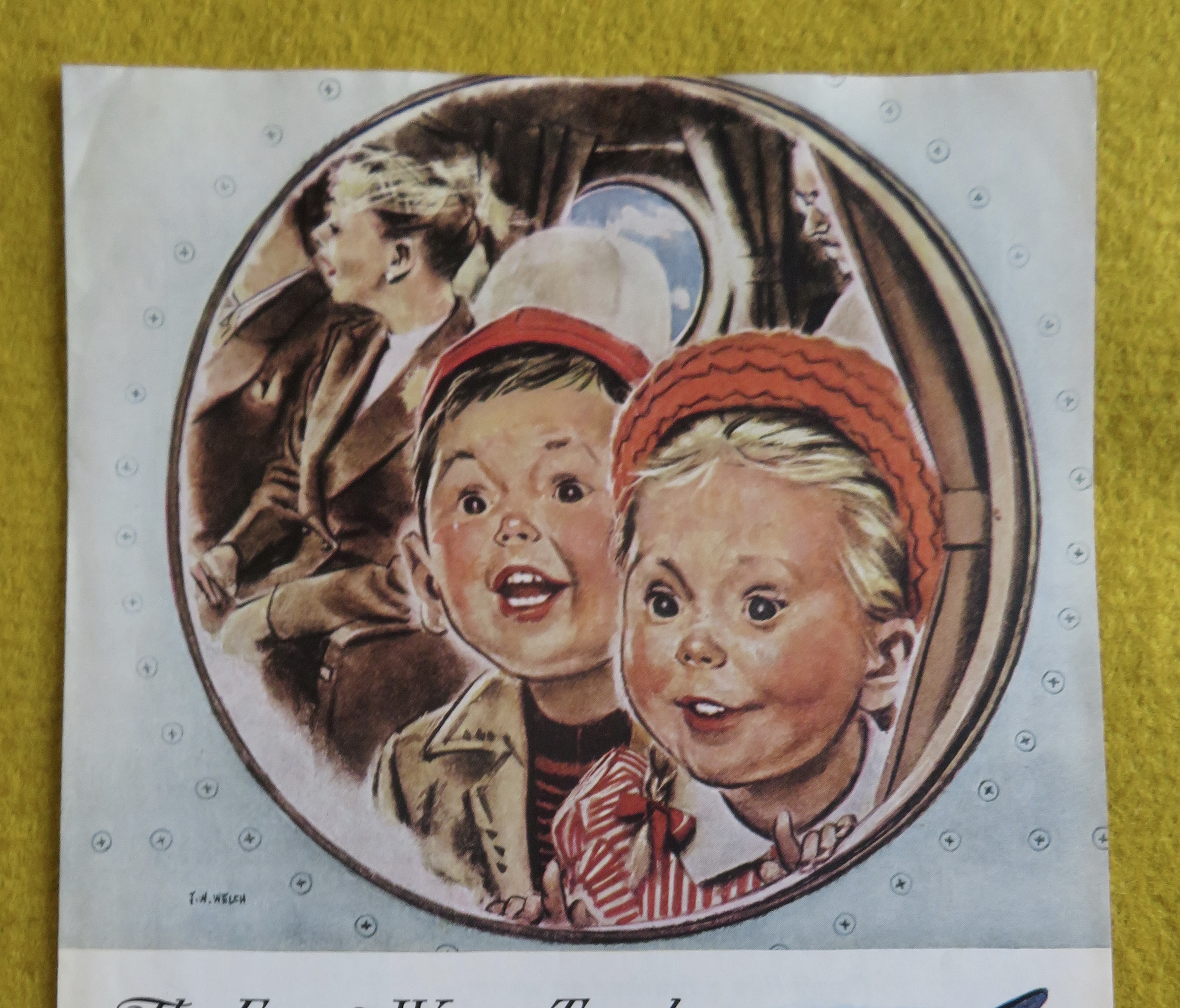 1946 Airlines Of The United States with Children
