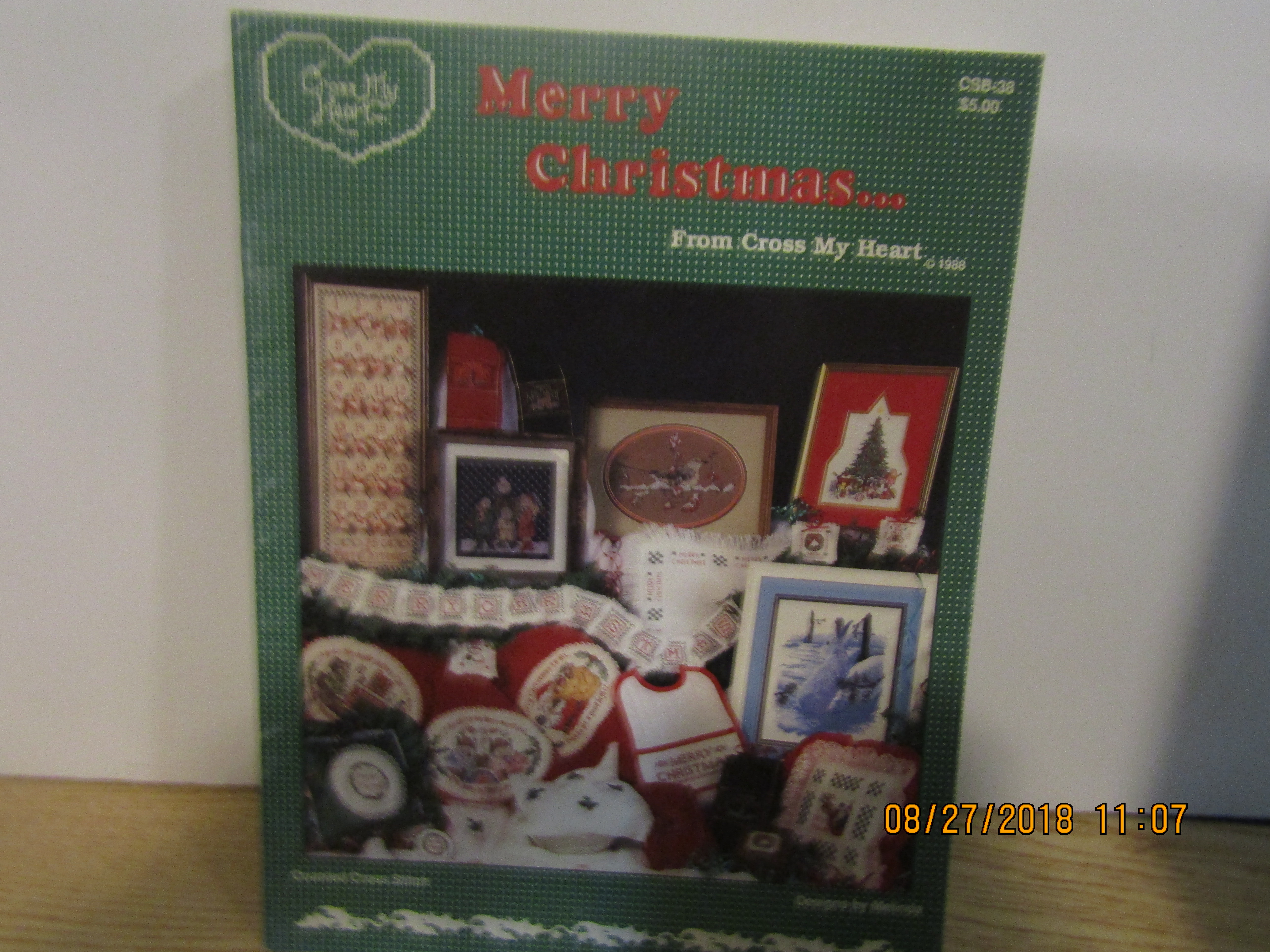 Craft Book Merry Christmas From Cross My Heart #csb38