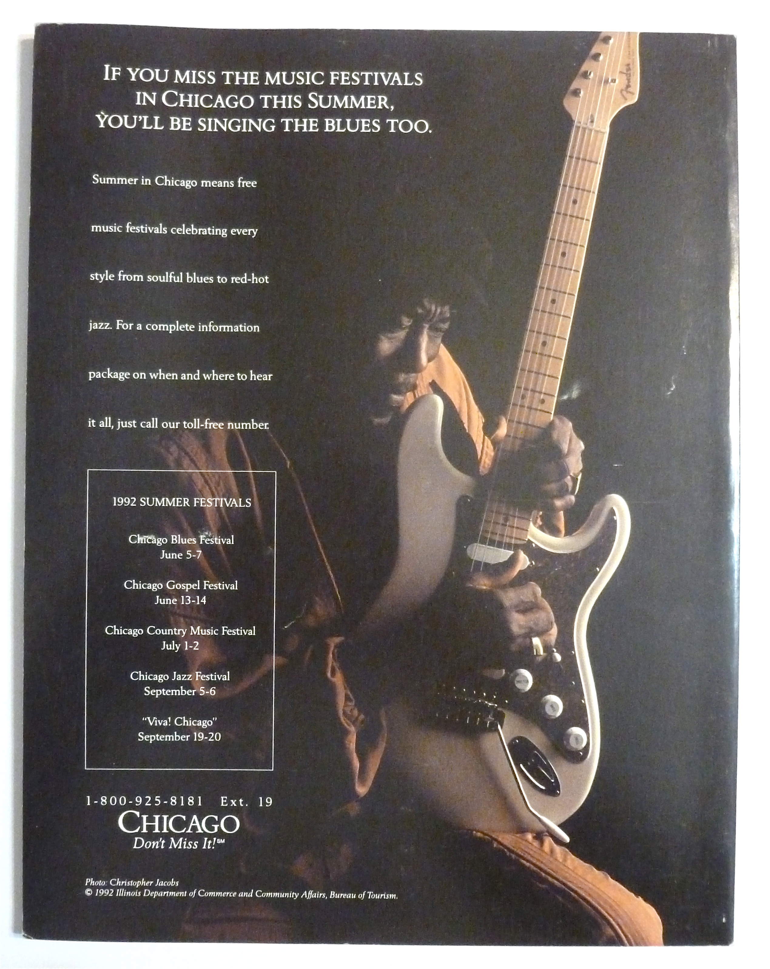 Original Chicago Blues Annual 1992 Junior Wells