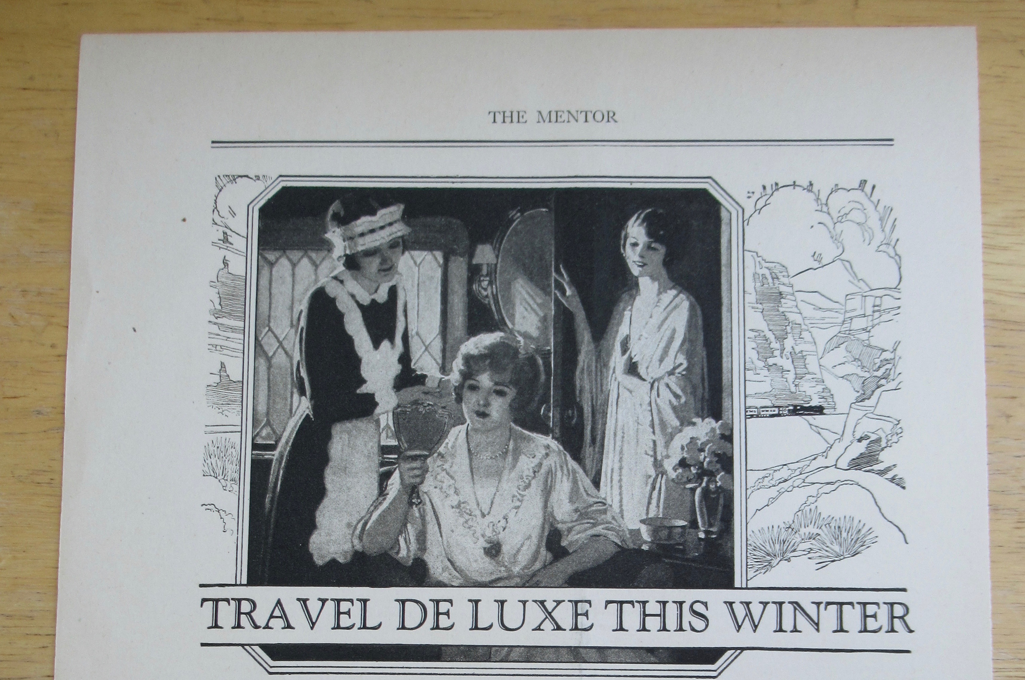 1924 Southern Pacific Lines w/Travel Deluxe This Winter